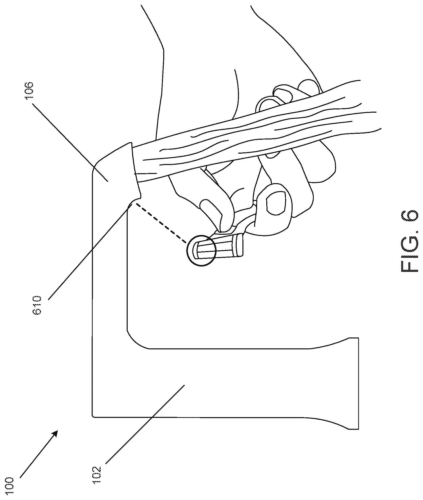 Patent US12325987 Figure 6 – Electronic faucet with auto focus