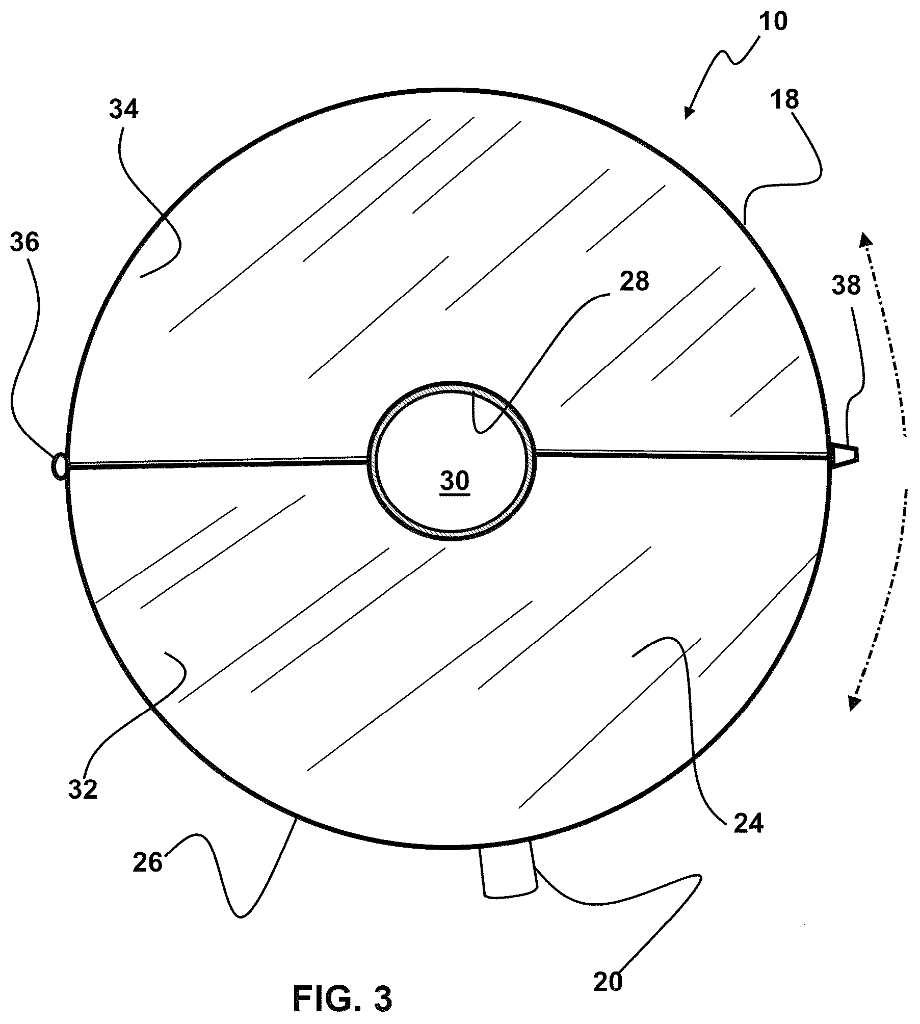 Patent US12325989 Figure 3 – Vacuum breaker water capturing device and shield