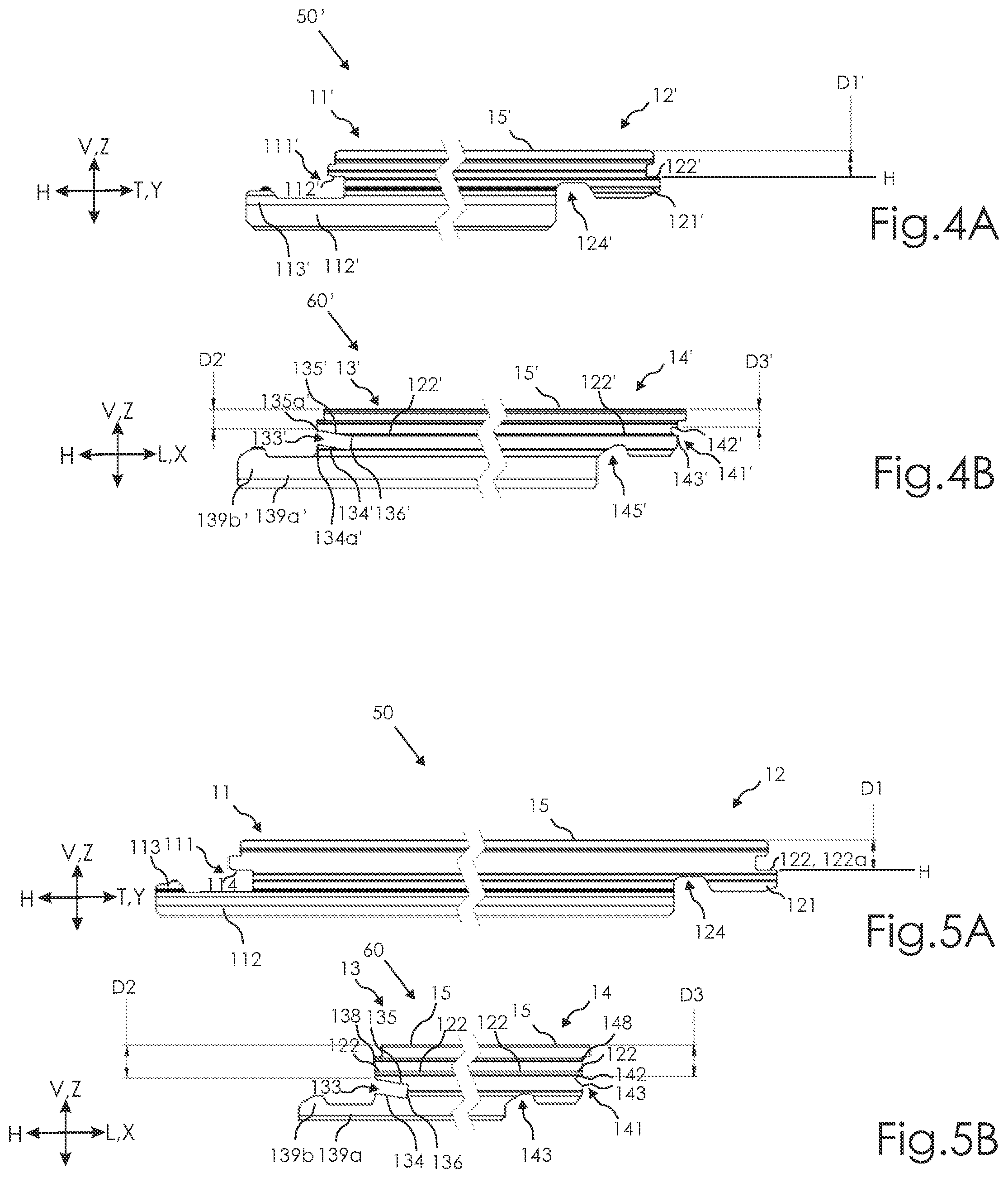 Patent US12325994 Figure 2 – Building panel with locking system
