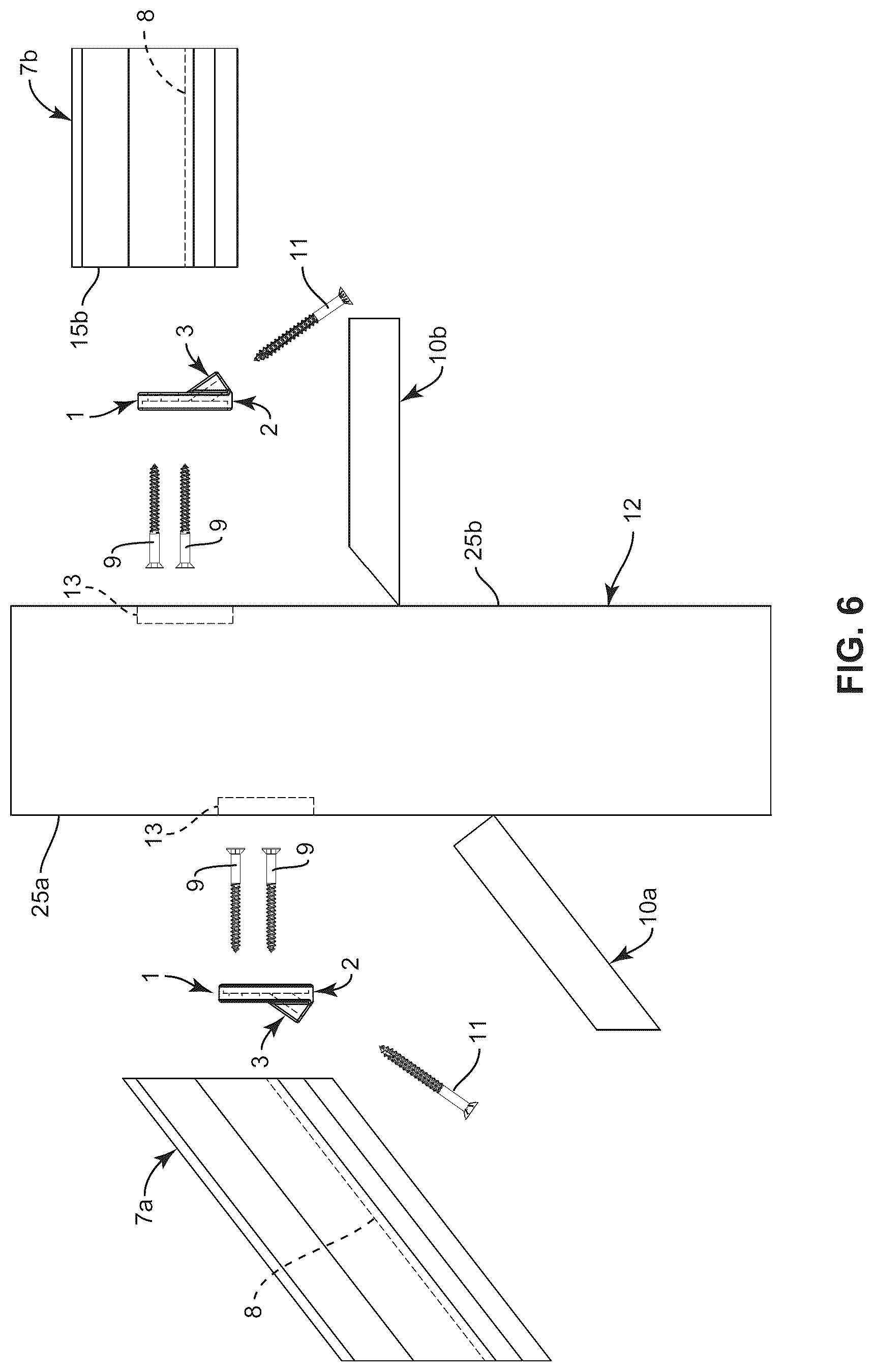 Patent US12326000 Figure 5 – Handrail attachment system and method