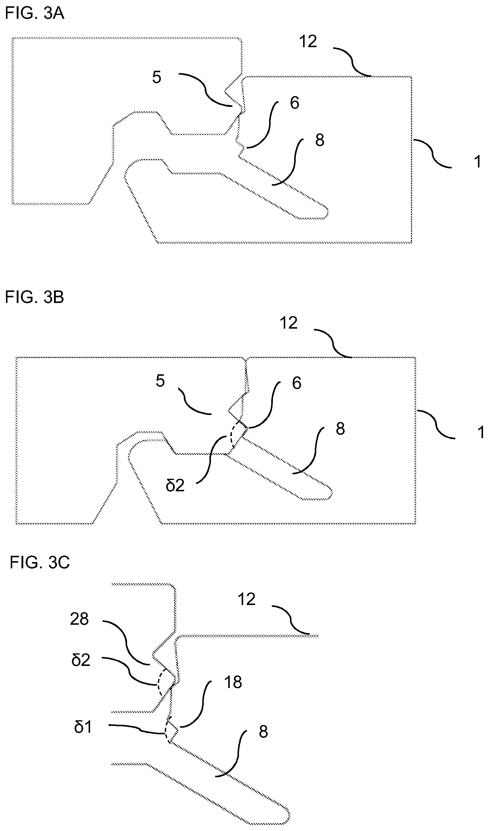 Patent US12326001 Figure 3 – Panel with locking device