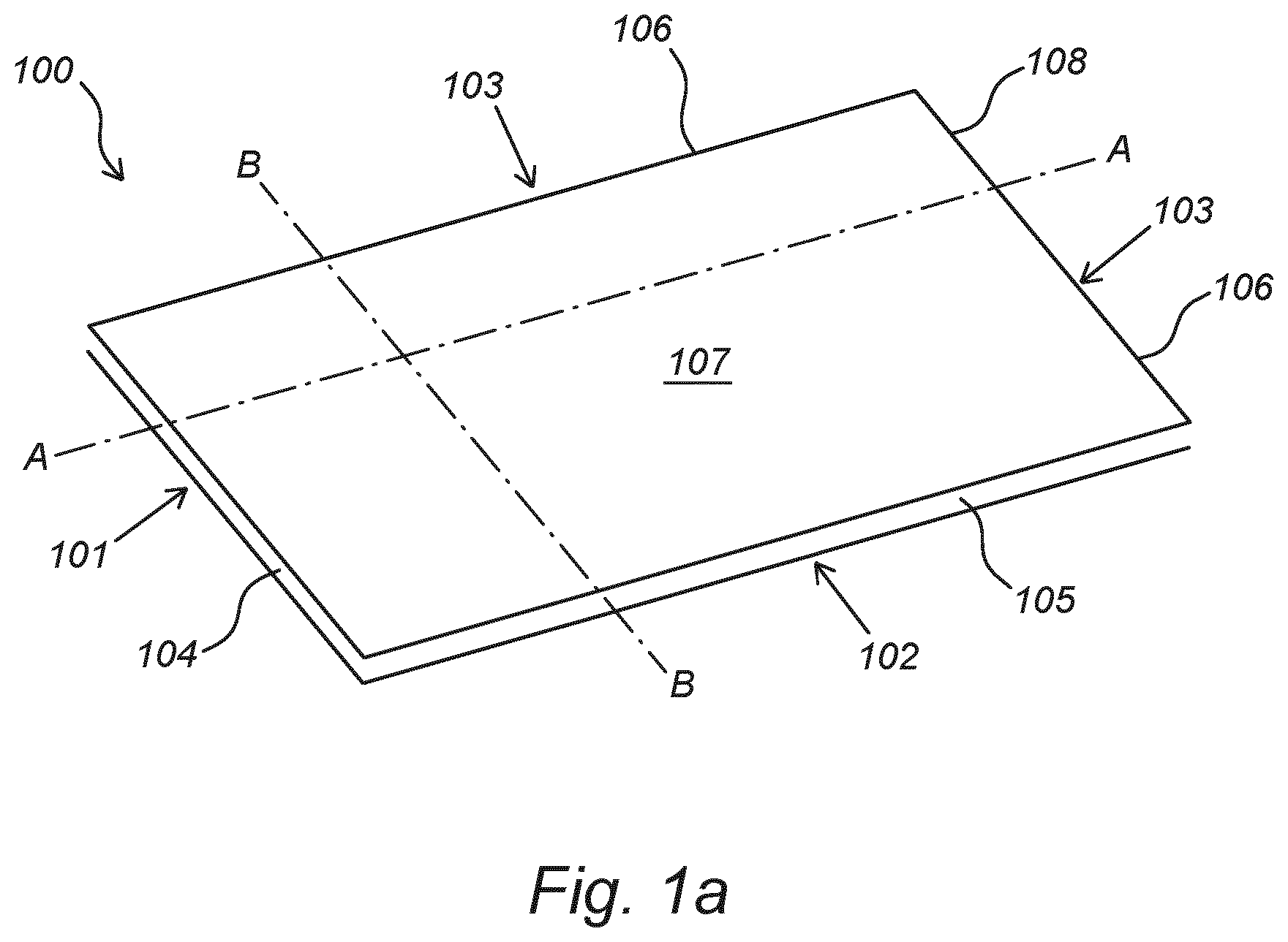 Patent US12326002 — Decorative panel, and decorative floor covering consisting of said panels — Figure 1