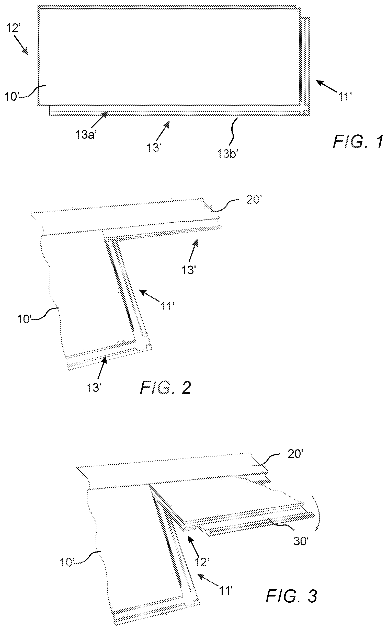 Patent US12326003 Figure 1 – Building panel