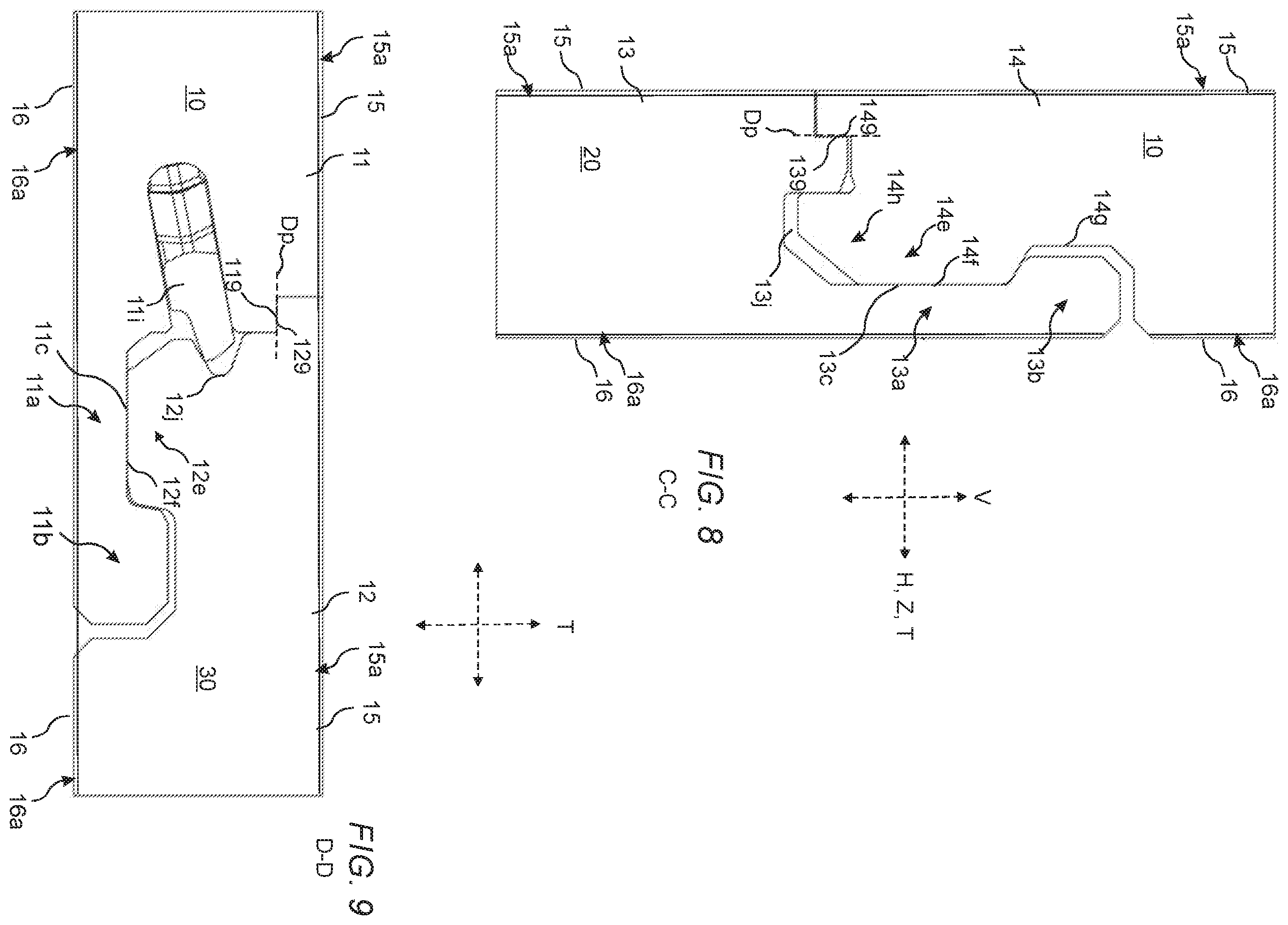 Patent US12326003 Figure 5 – Building panel