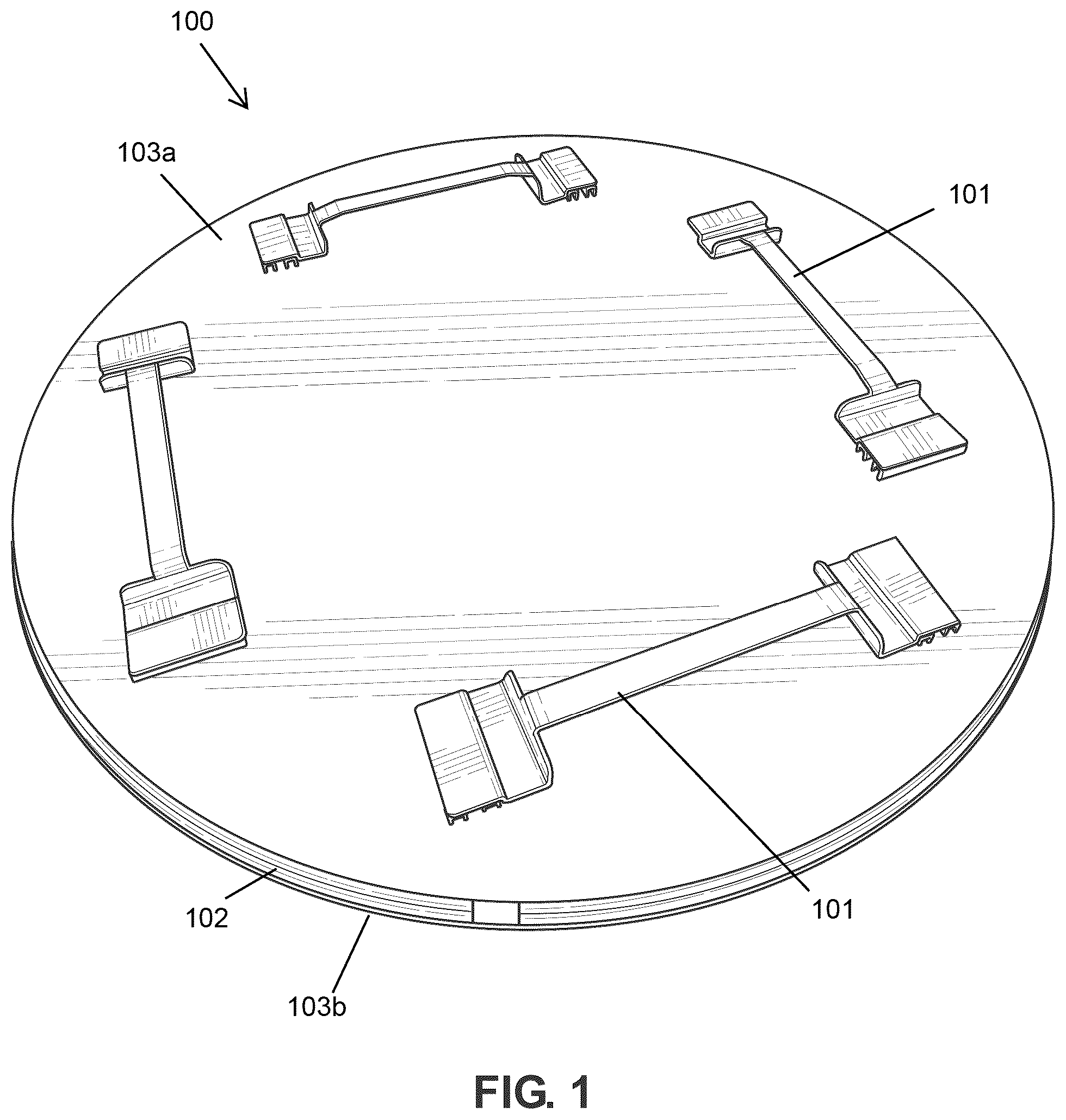 Patent US12326005 Figure 1 – Layered disc systems for power troweling