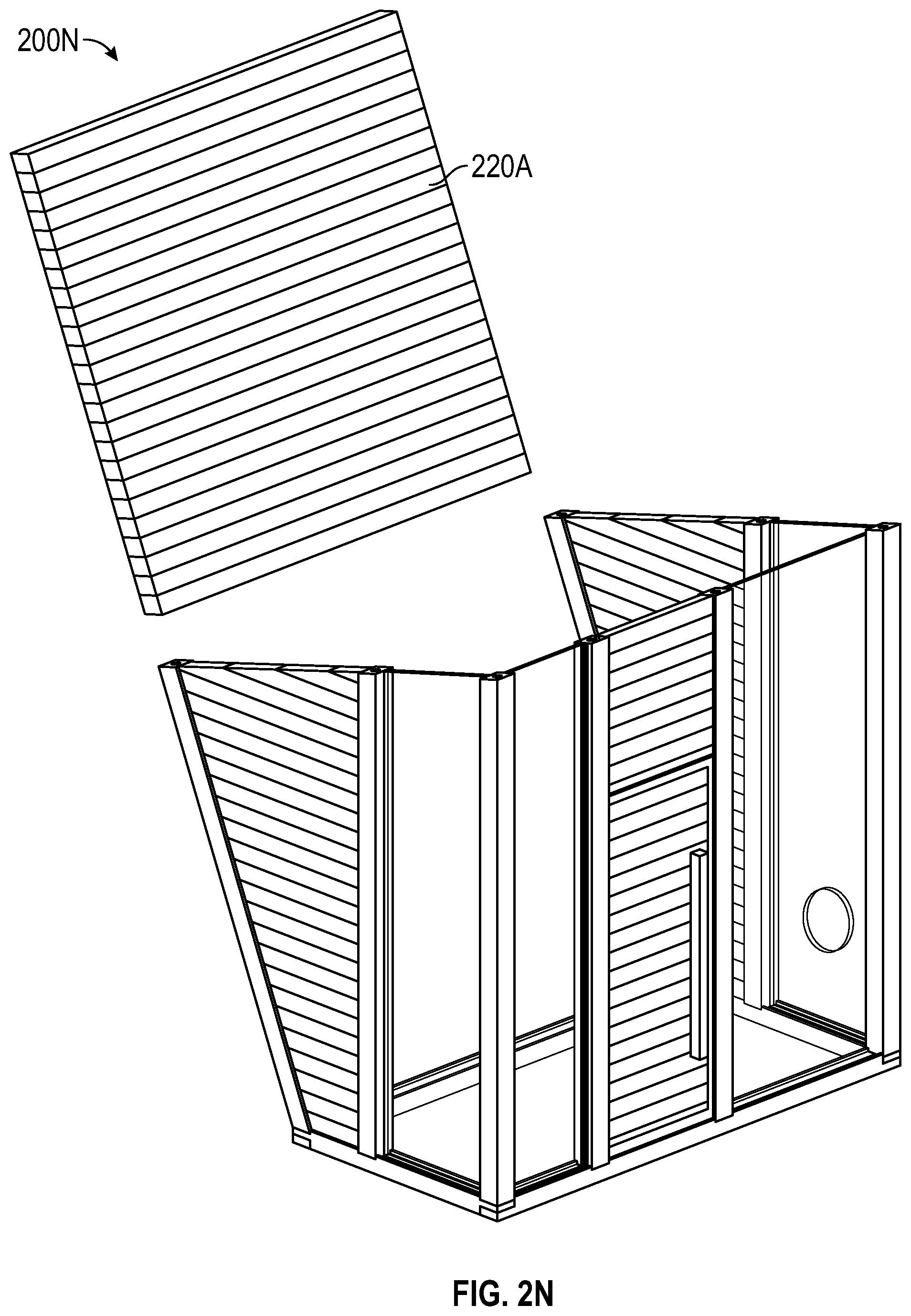 Patent US12326006 Figure 15 – Prefabricated/modular sauna