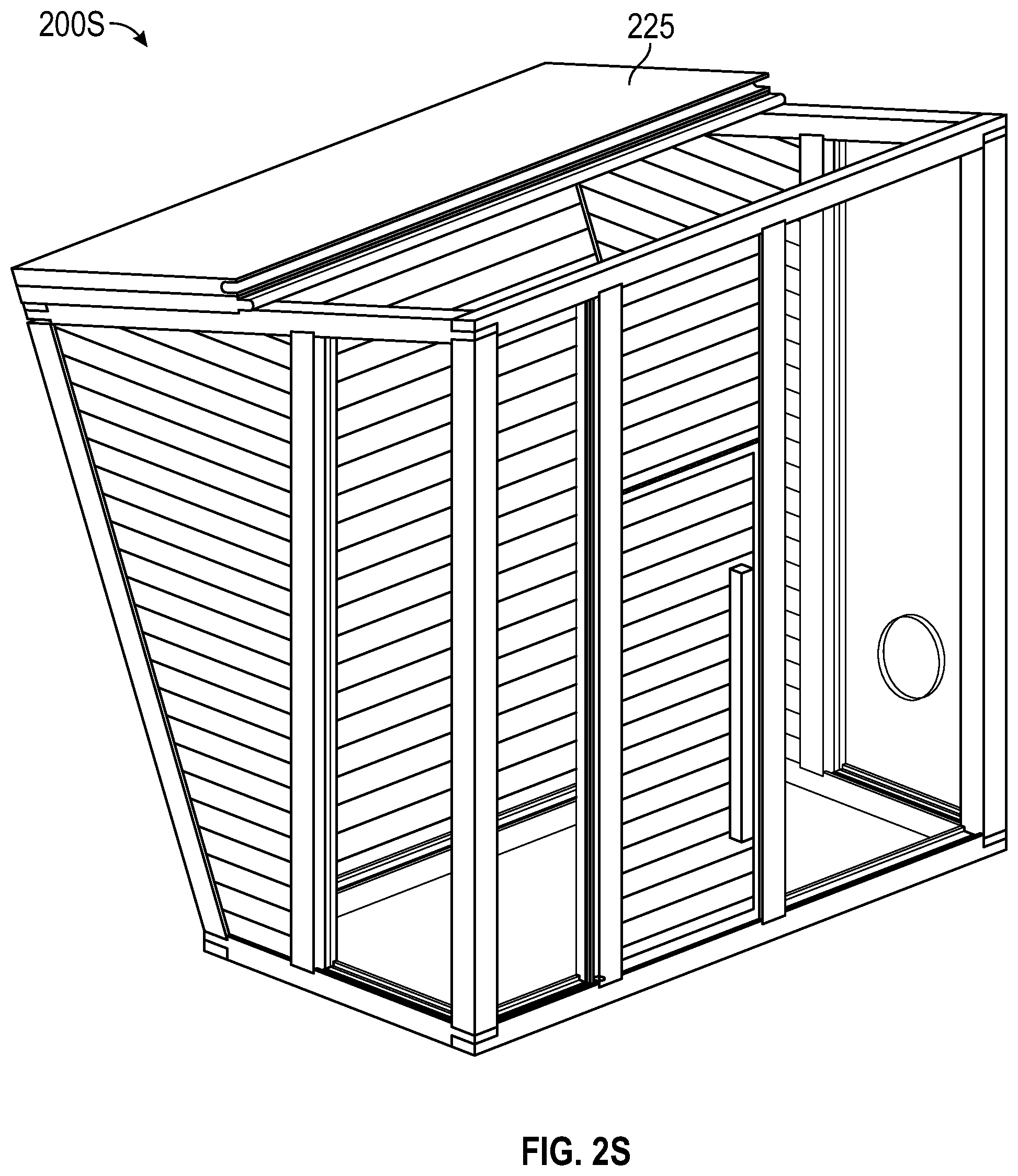 Patent US12326006 Figure 20 – Prefabricated/modular sauna