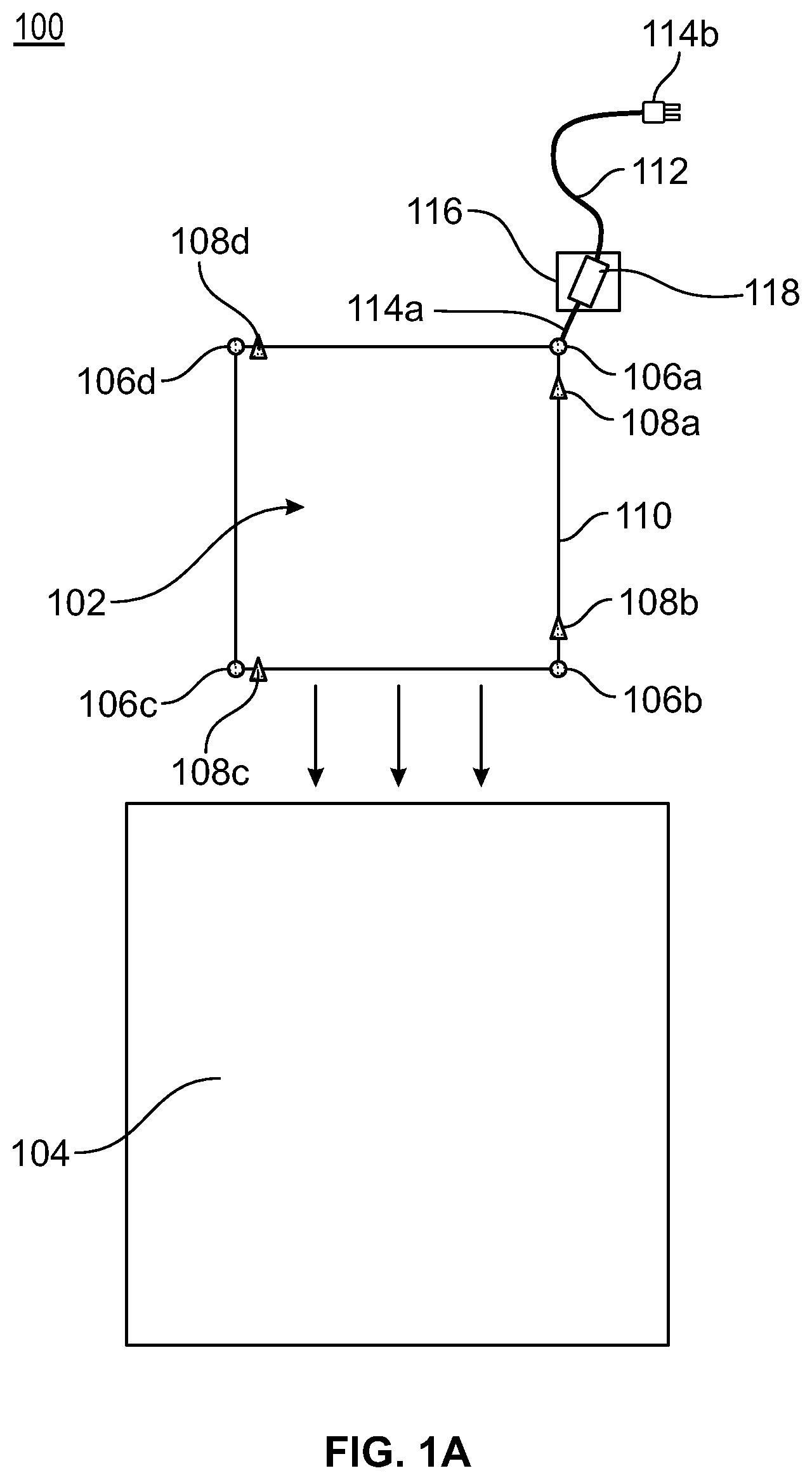 Patent US12326008 Figure 1 – Spa tub cover and method of sterilizing water within spa tub