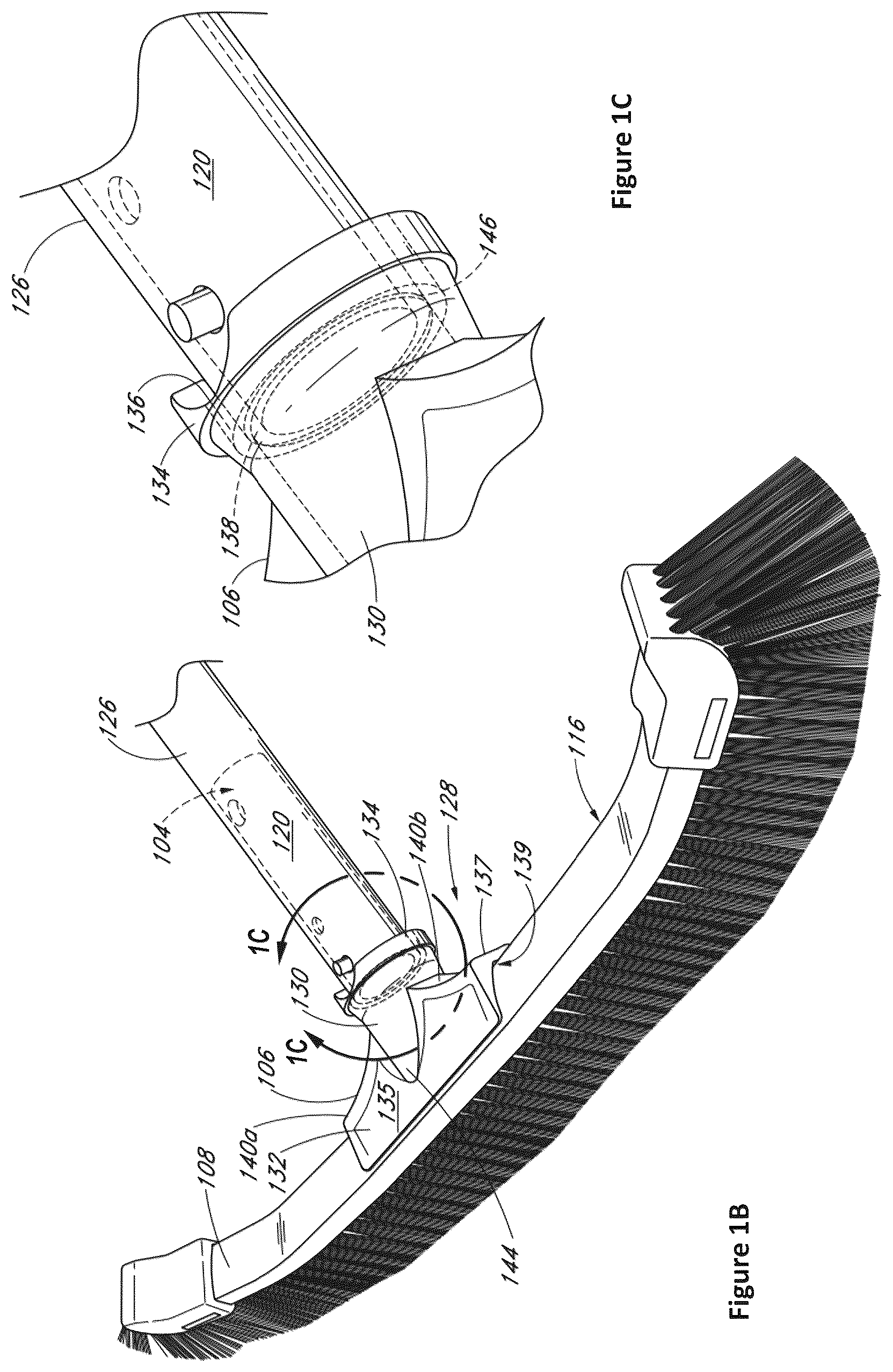 Patent US12326010 Figure 2 – Adjustable pool cleaning tool