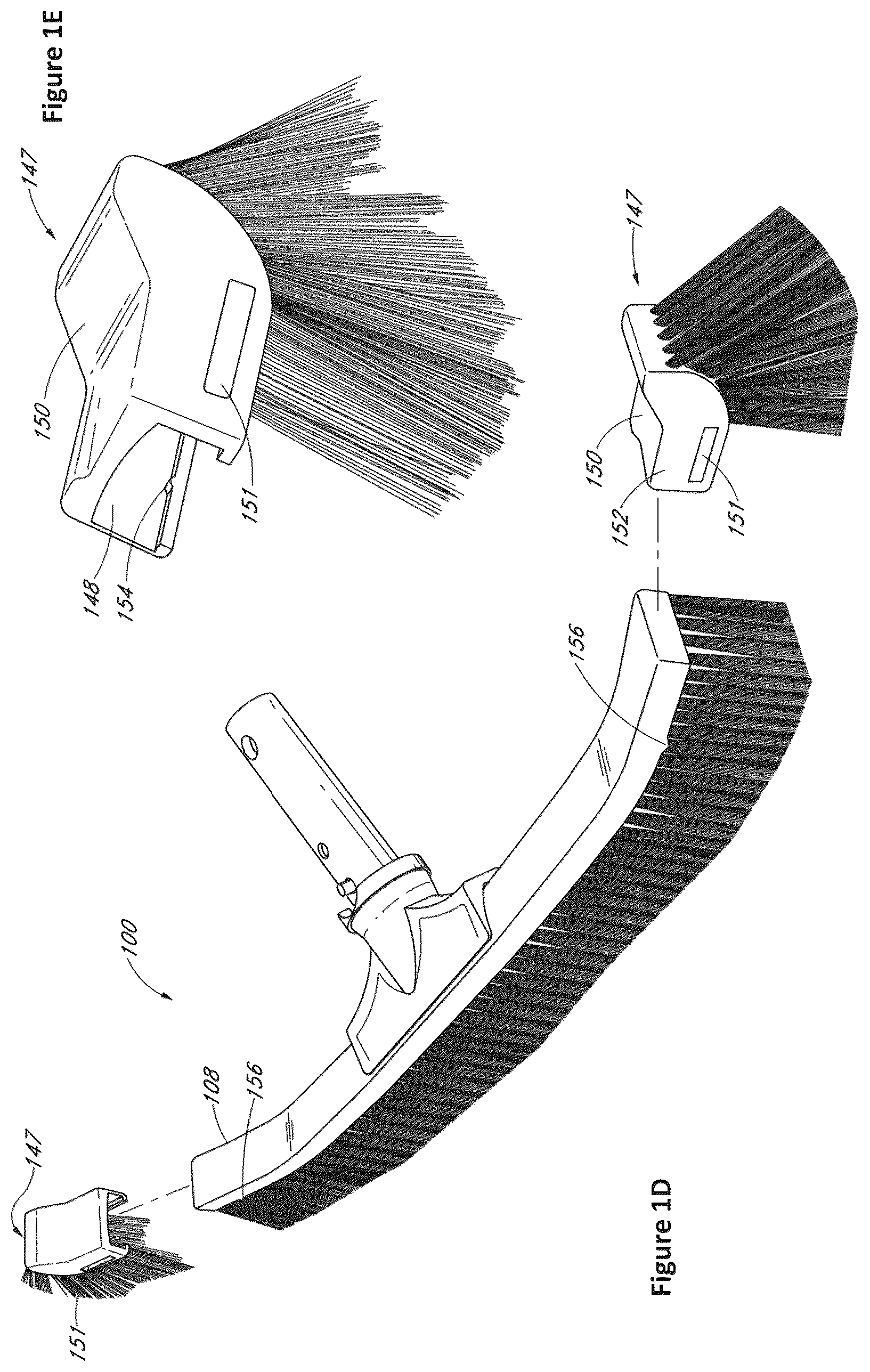 Patent US12326010 Figure 3 – Adjustable pool cleaning tool