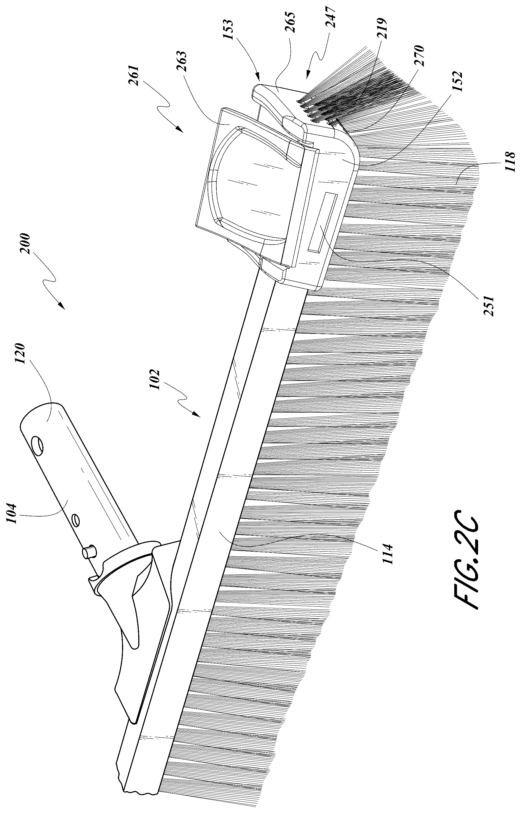 Patent US12326010 Figure 6 – Adjustable pool cleaning tool