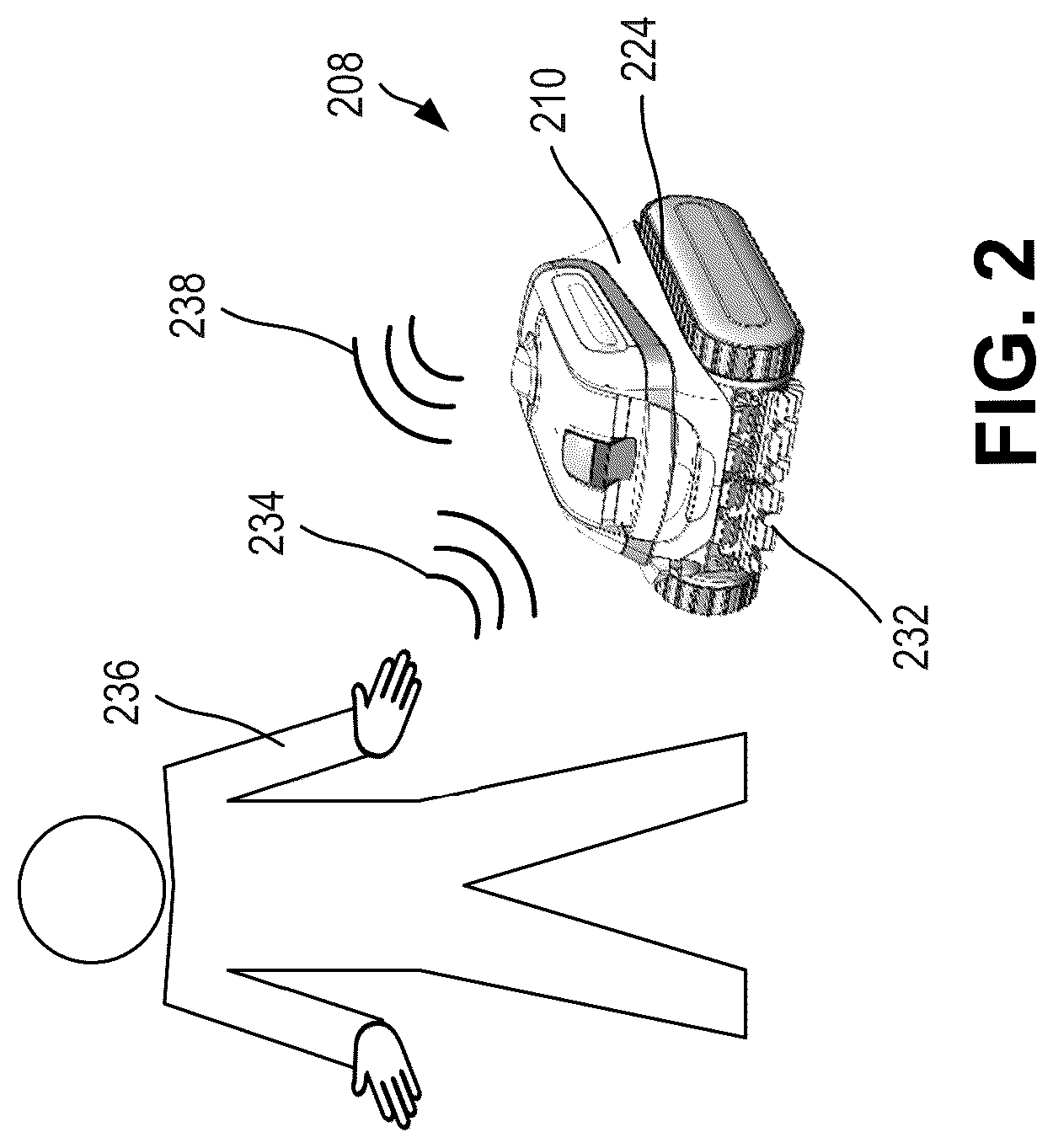 Patent US12326011 Figure 2 – Concepts and methods for communicating with equipment such as automatic swimming pool cleaners via accelerometers or other sensors, motors, or both