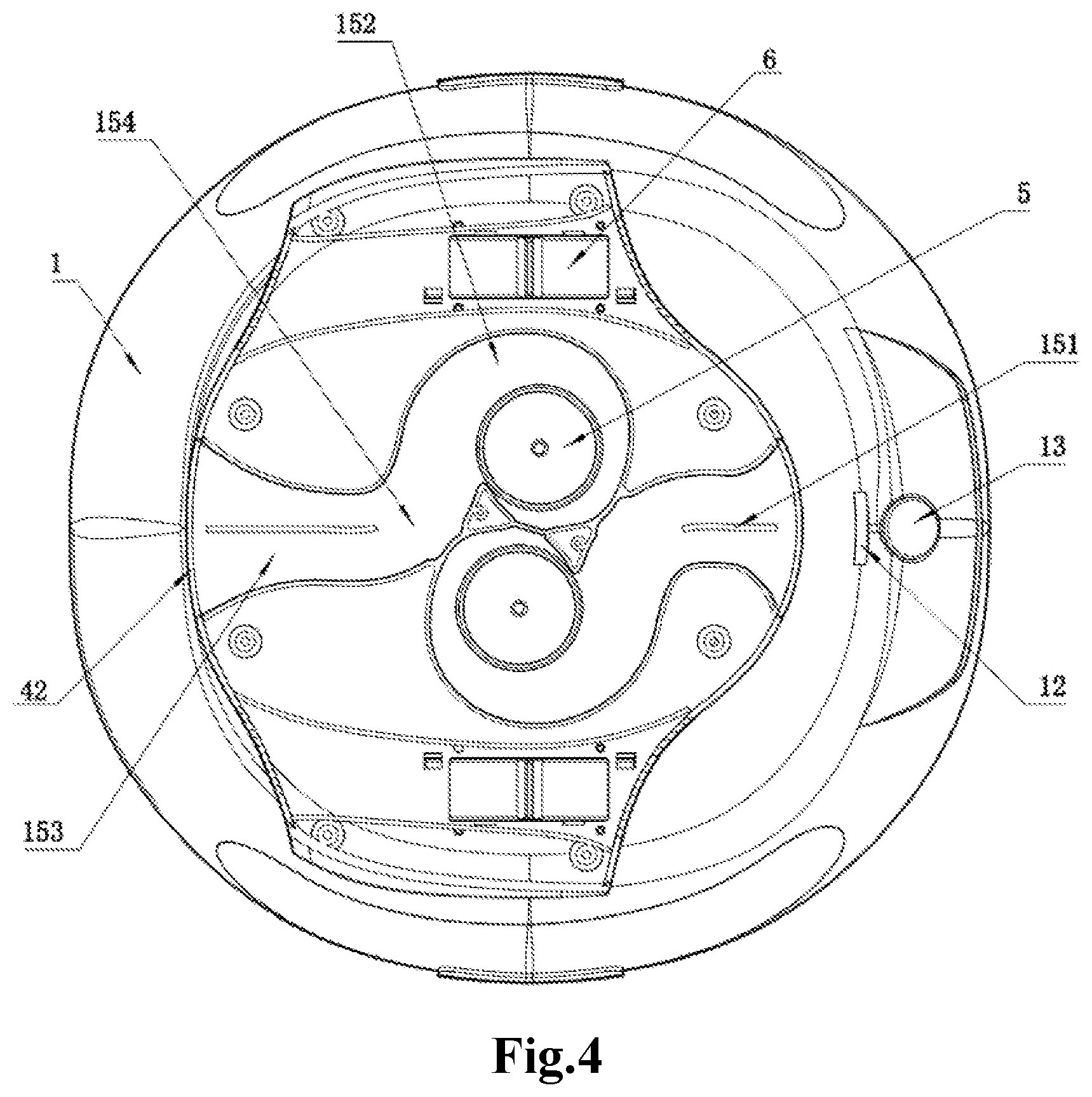 Patent US12326012 Figure 4 – Swimming pool cleaner