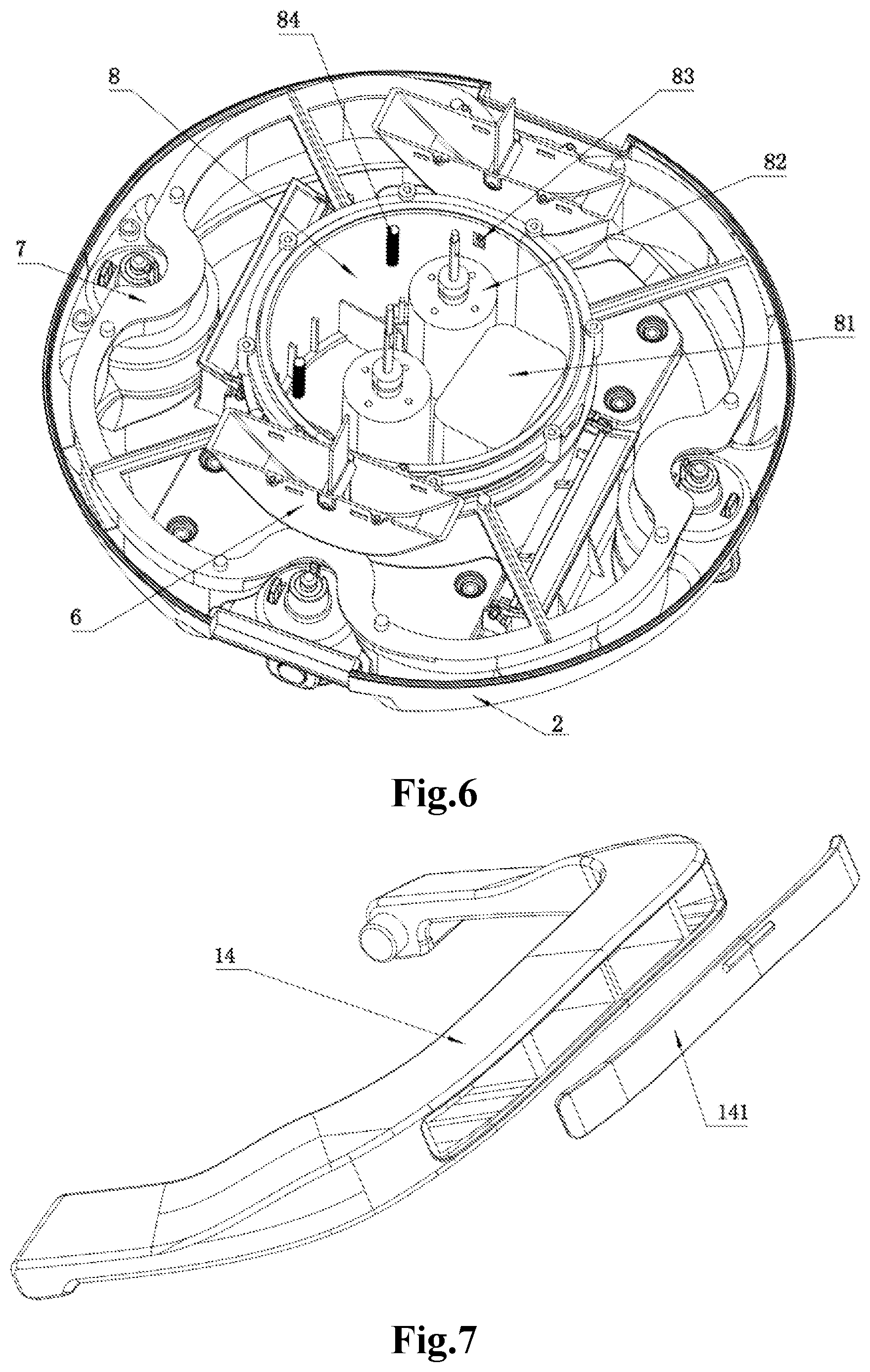 Patent US12326012 Figure 6 – Swimming pool cleaner