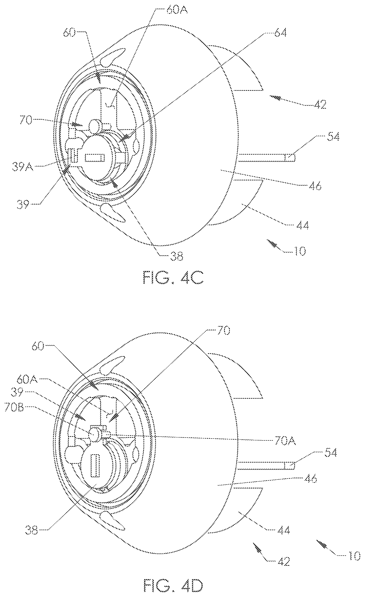 Patent US12326015 Figure 5 – Deadbolt assembly for simultaneously securing co-mounted doors together and actuating at least one deadbolt