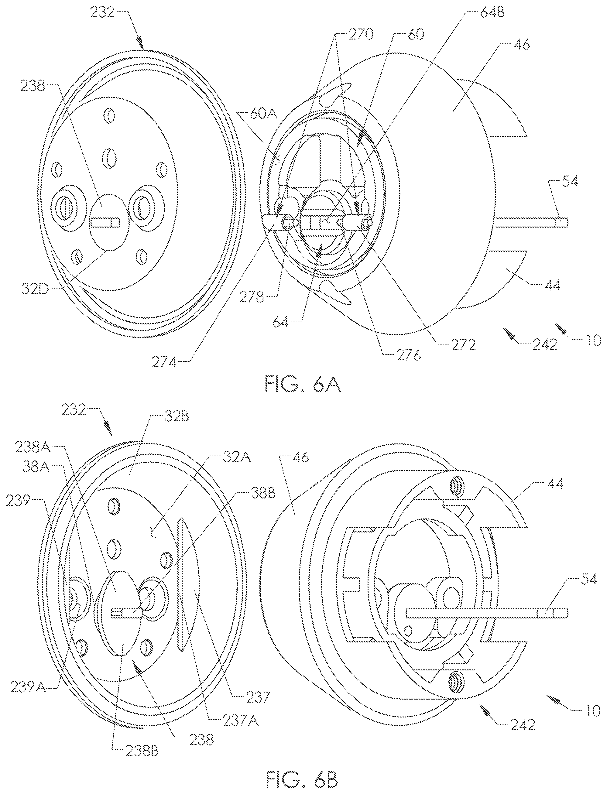 Patent US12326015 Figure 8 – Deadbolt assembly for simultaneously securing co-mounted doors together and actuating at least one deadbolt