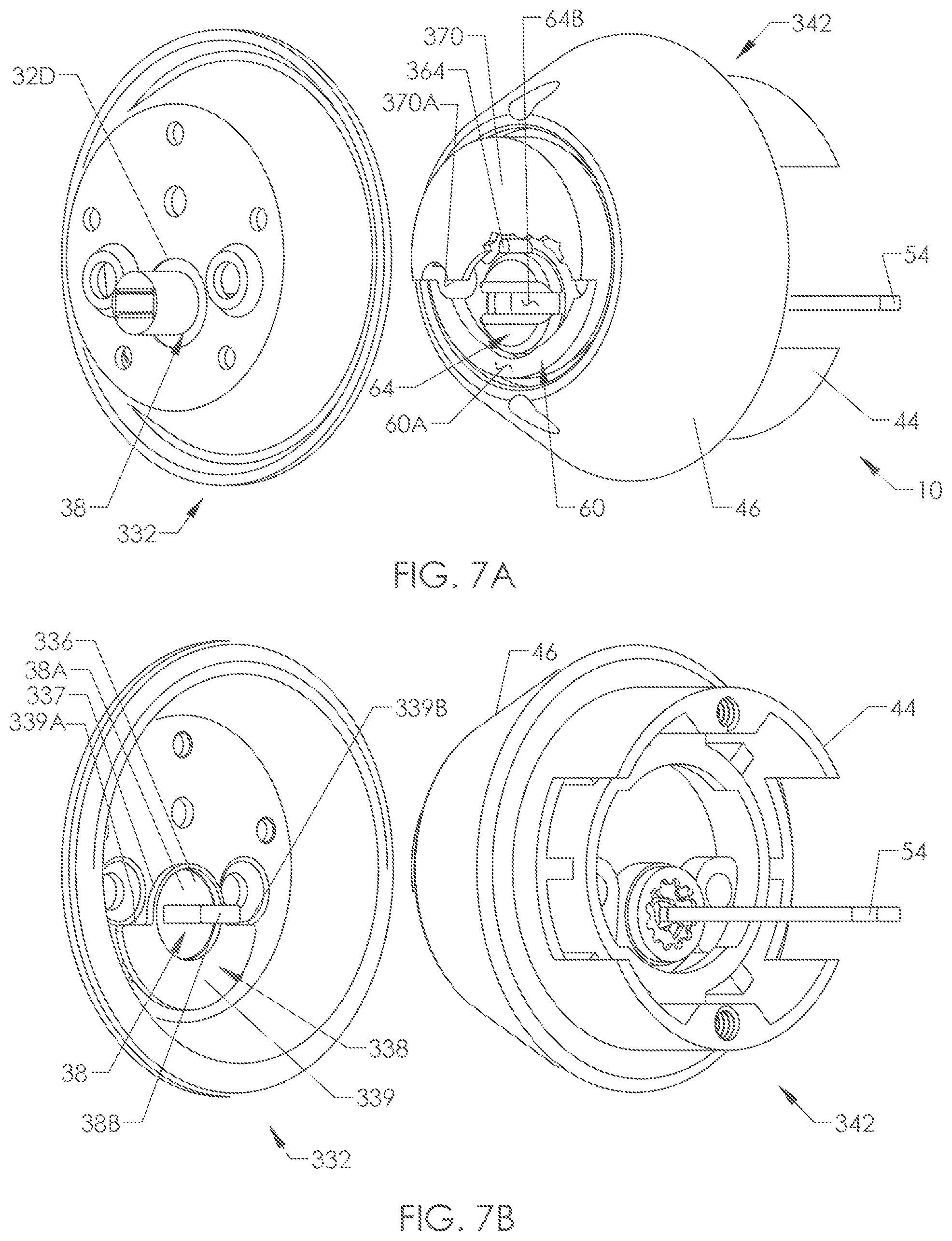 Patent US12326015 Figure 10 – Deadbolt assembly for simultaneously securing co-mounted doors together and actuating at least one deadbolt