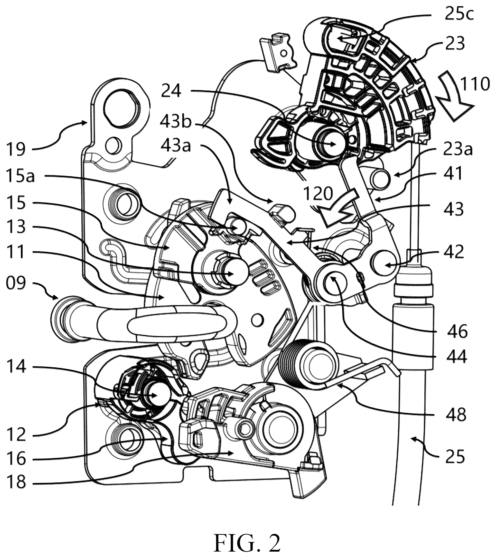 Patent US12326016 Figure 2 – Lock mechanism with ice breaking mechanism