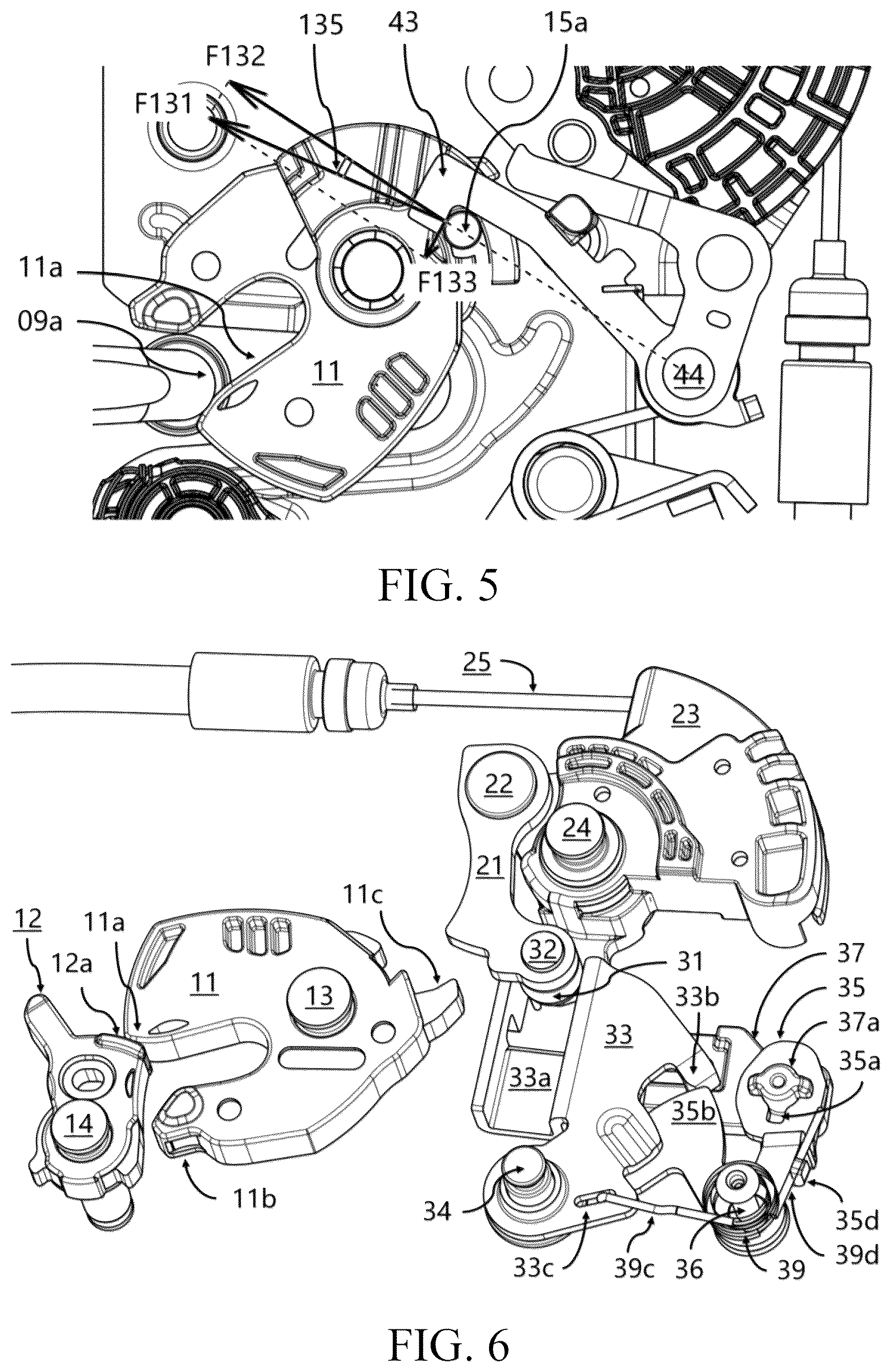 Patent US12326016 Figure 5 – Lock mechanism with ice breaking mechanism