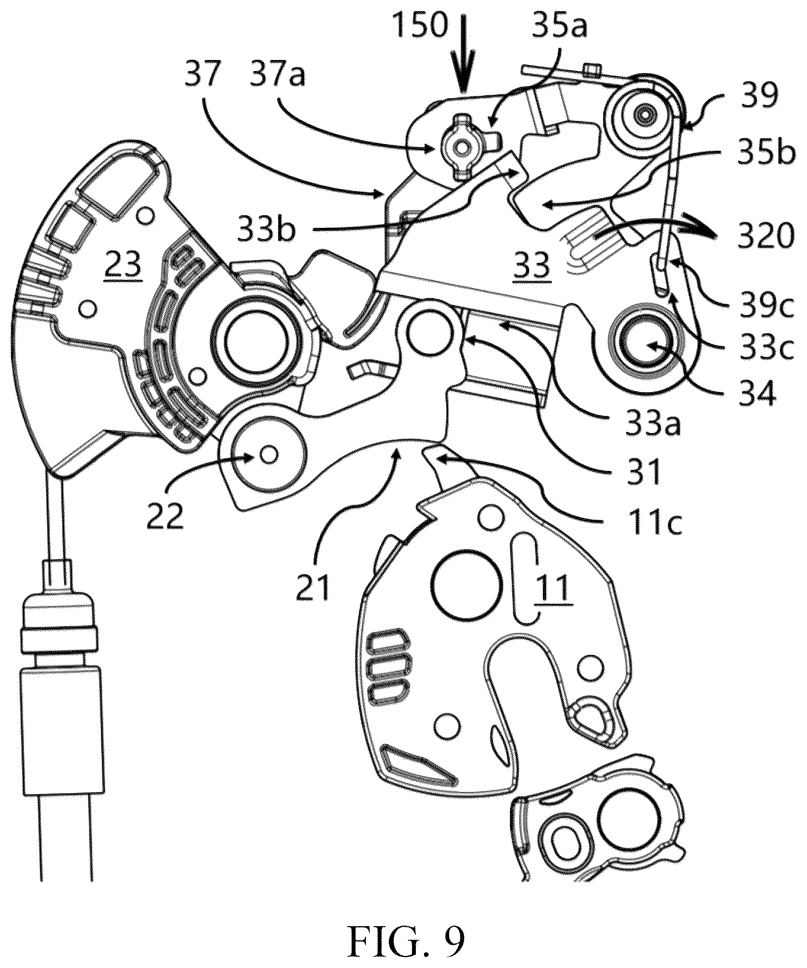 Patent US12326016 Figure 8 – Lock mechanism with ice breaking mechanism