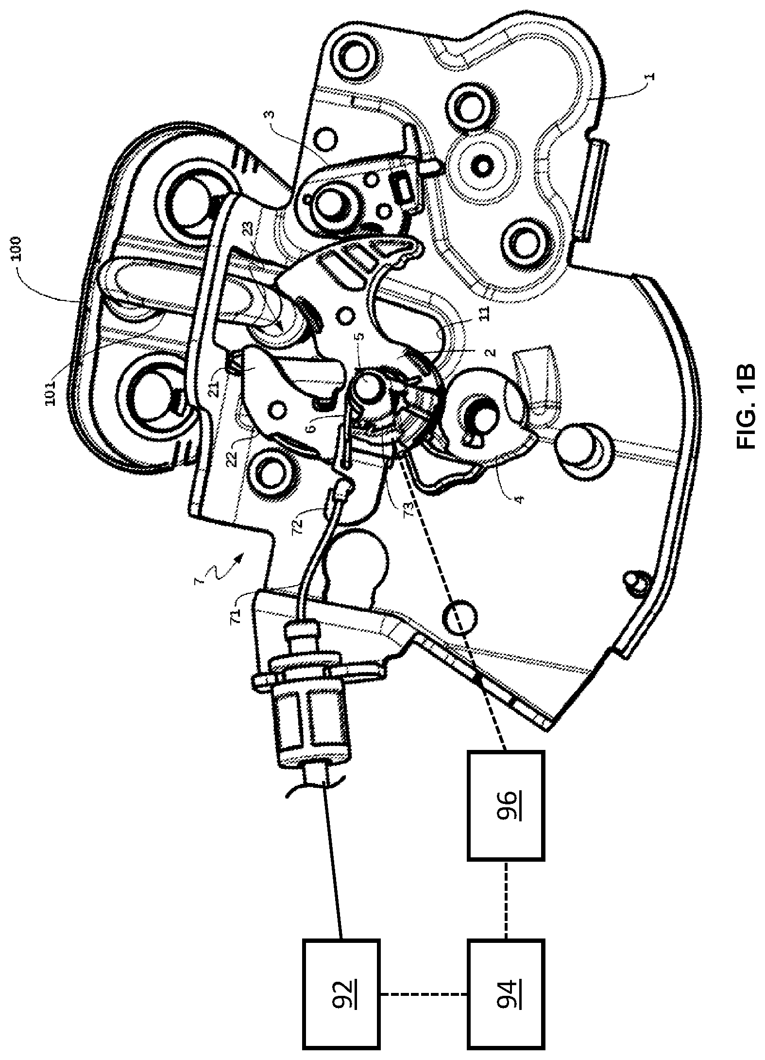 Patent US12326017 Figure 2 – Vehicle door lock capable of assisting door opening
