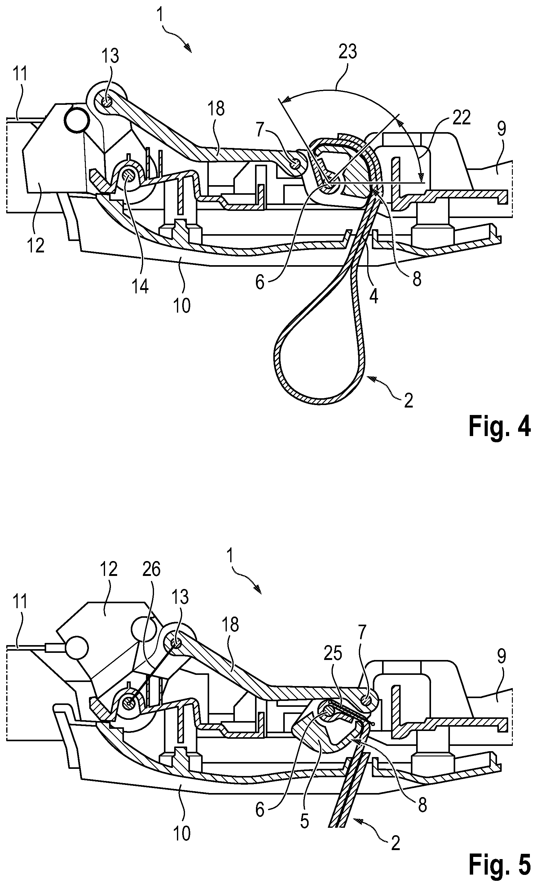 Patent US12326018 Figure 3 – Device for unlocking a vehicle door