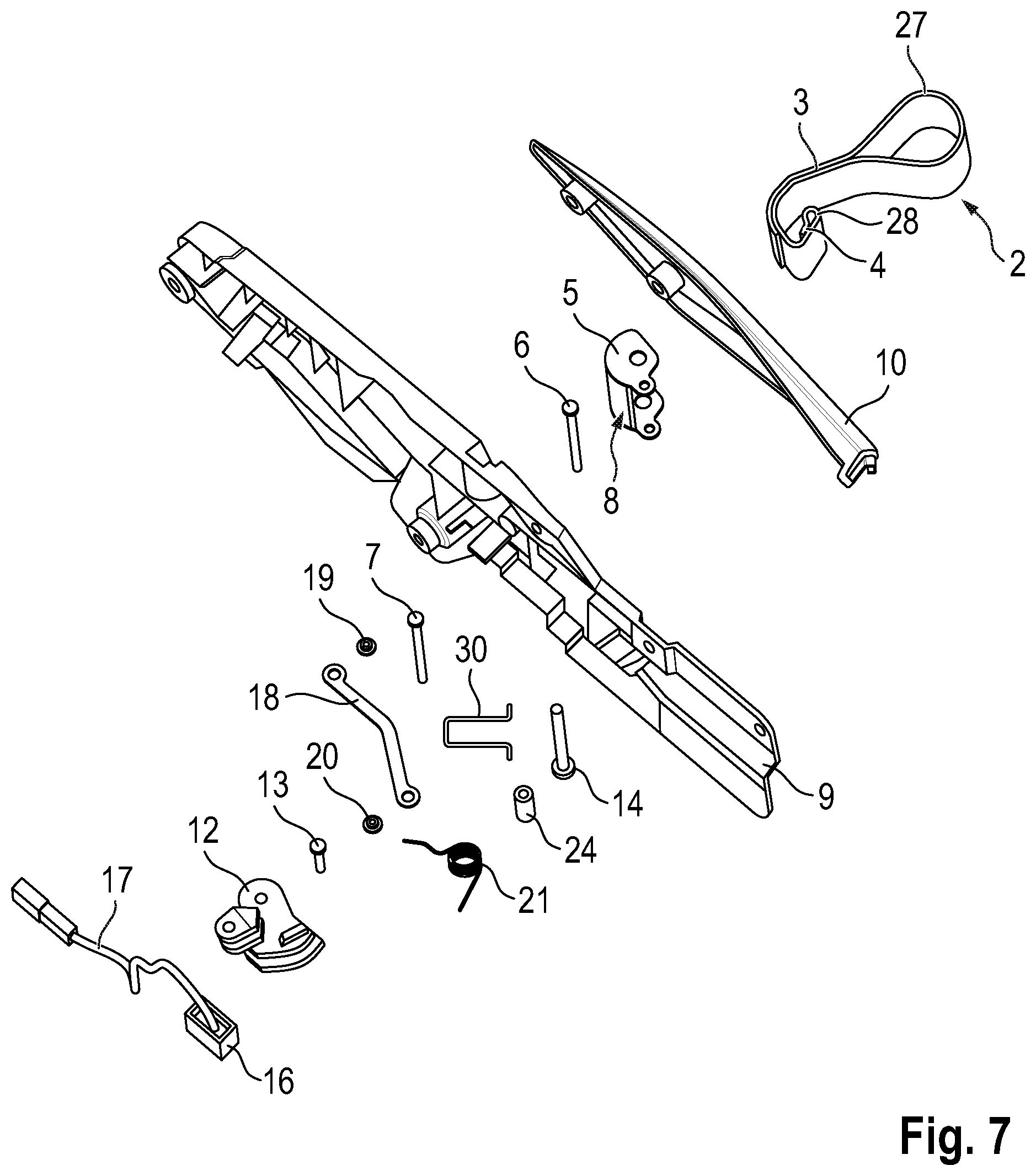Patent US12326018 Figure 5 – Device for unlocking a vehicle door