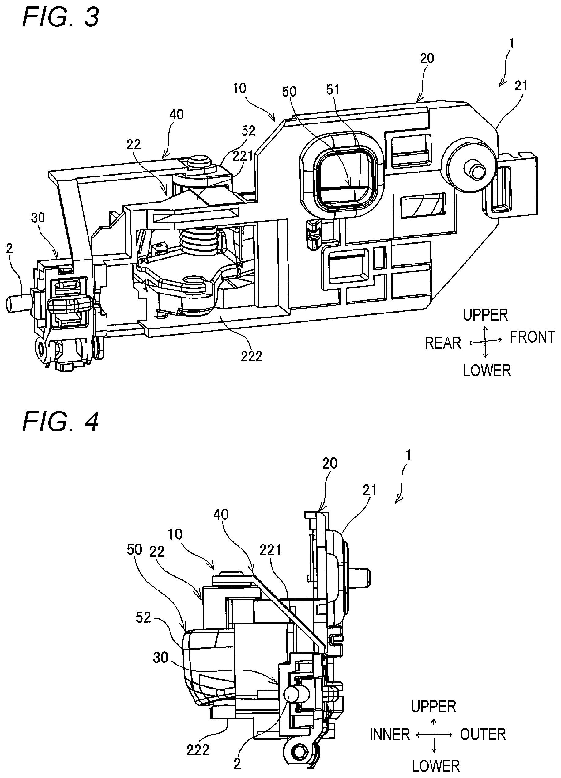 Patent US12326020 Figure 2 – Inside handle device