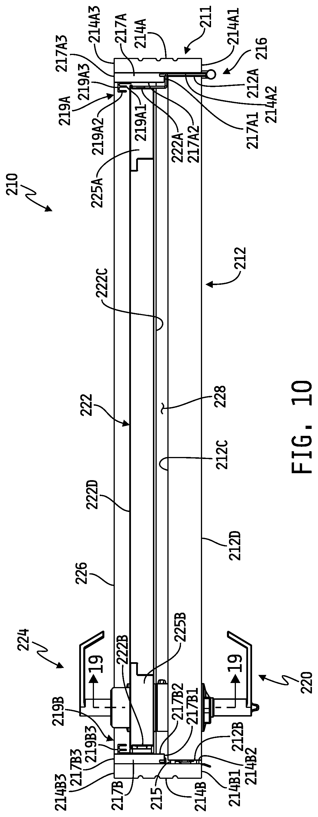 Patent US12326022 Figure 10 – Door assembly for selectively interlocking opposing doors
