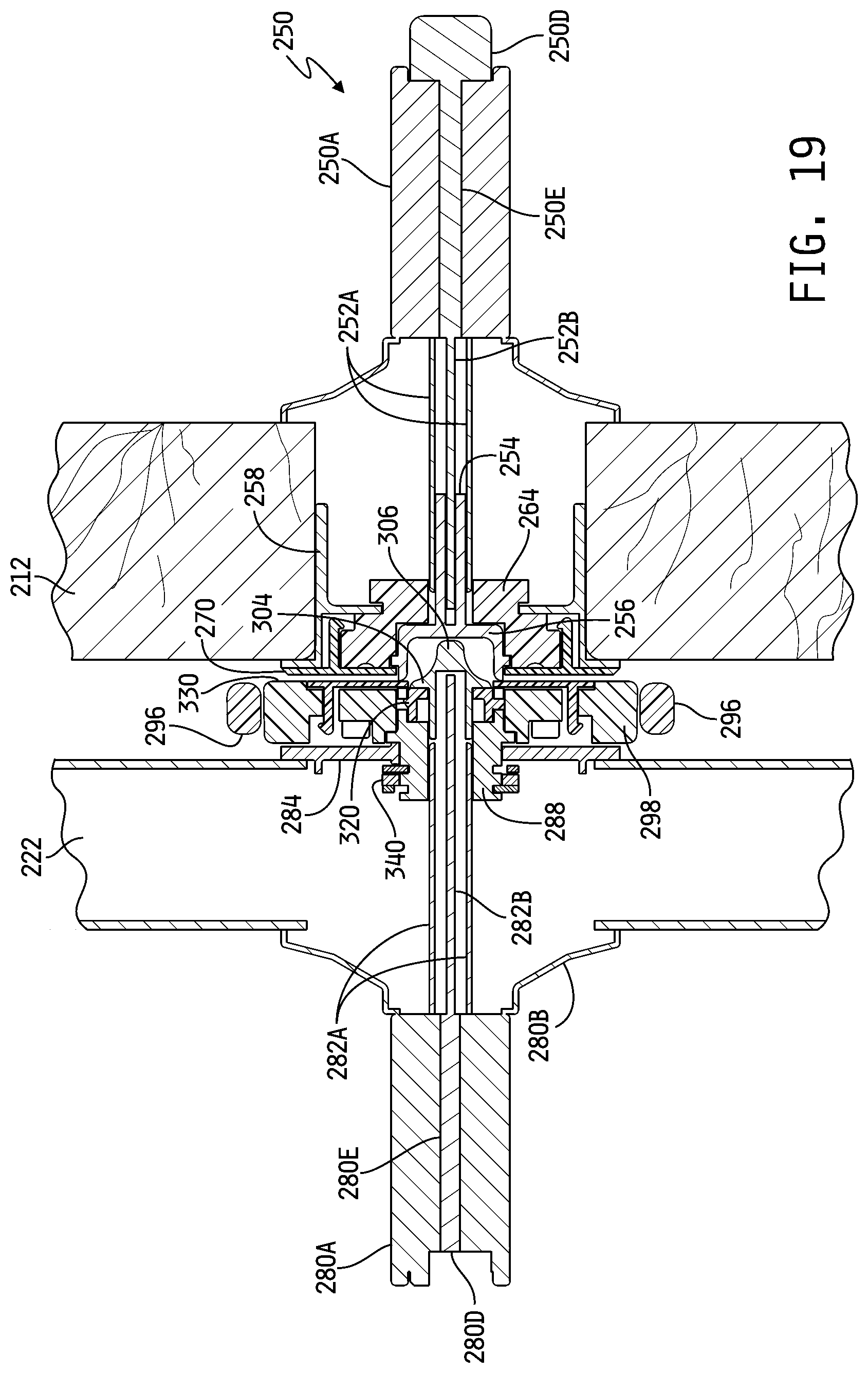 Patent US12326022 Figure 20 – Door assembly for selectively interlocking opposing doors