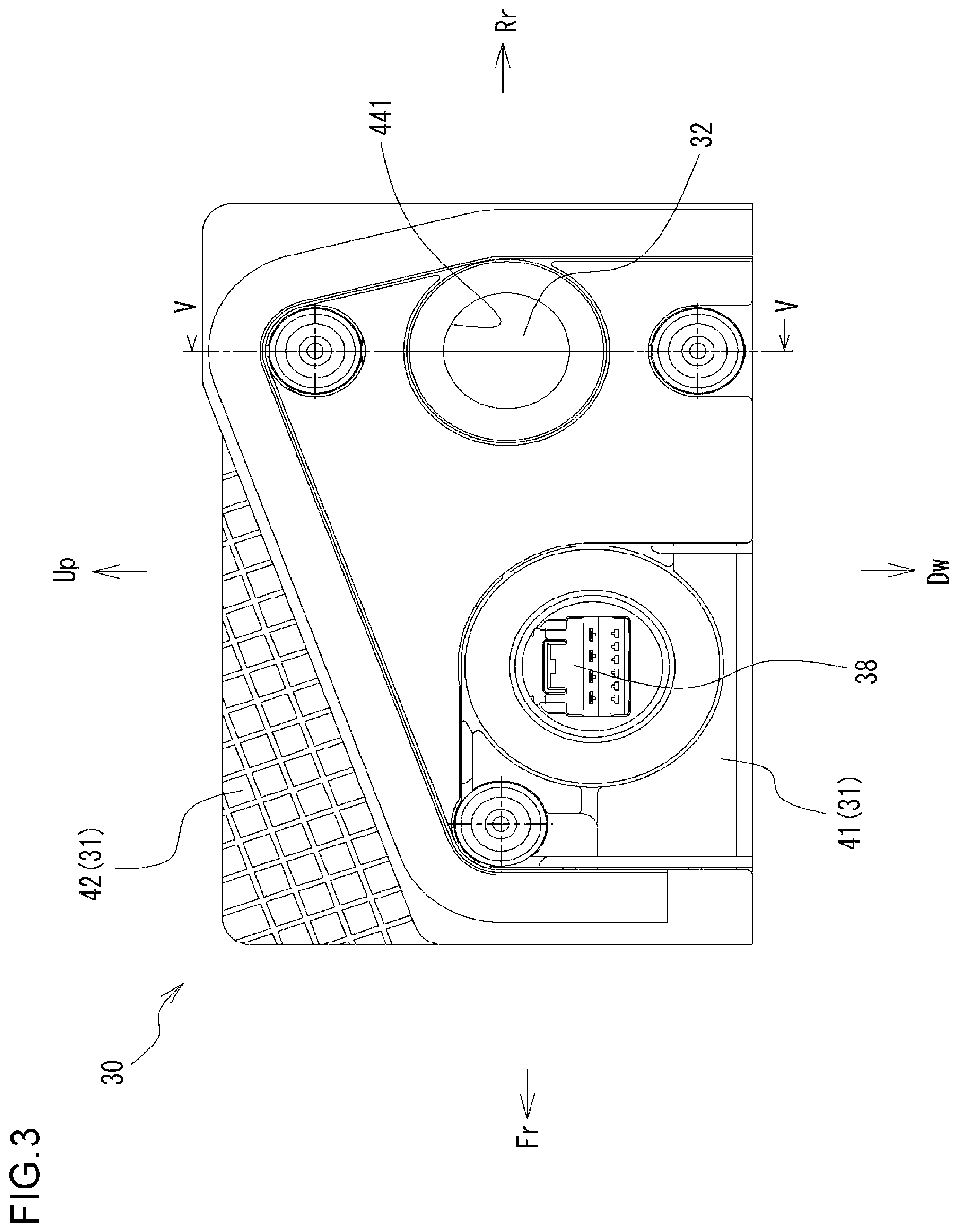 Patent US12326027 Figure 3 – Vehicle door pushing device