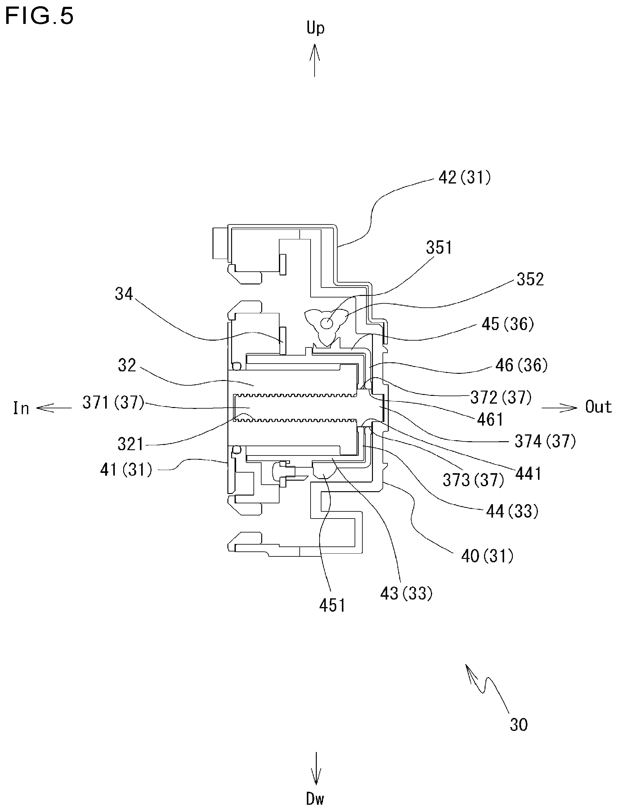 Patent US12326027 Figure 5 – Vehicle door pushing device