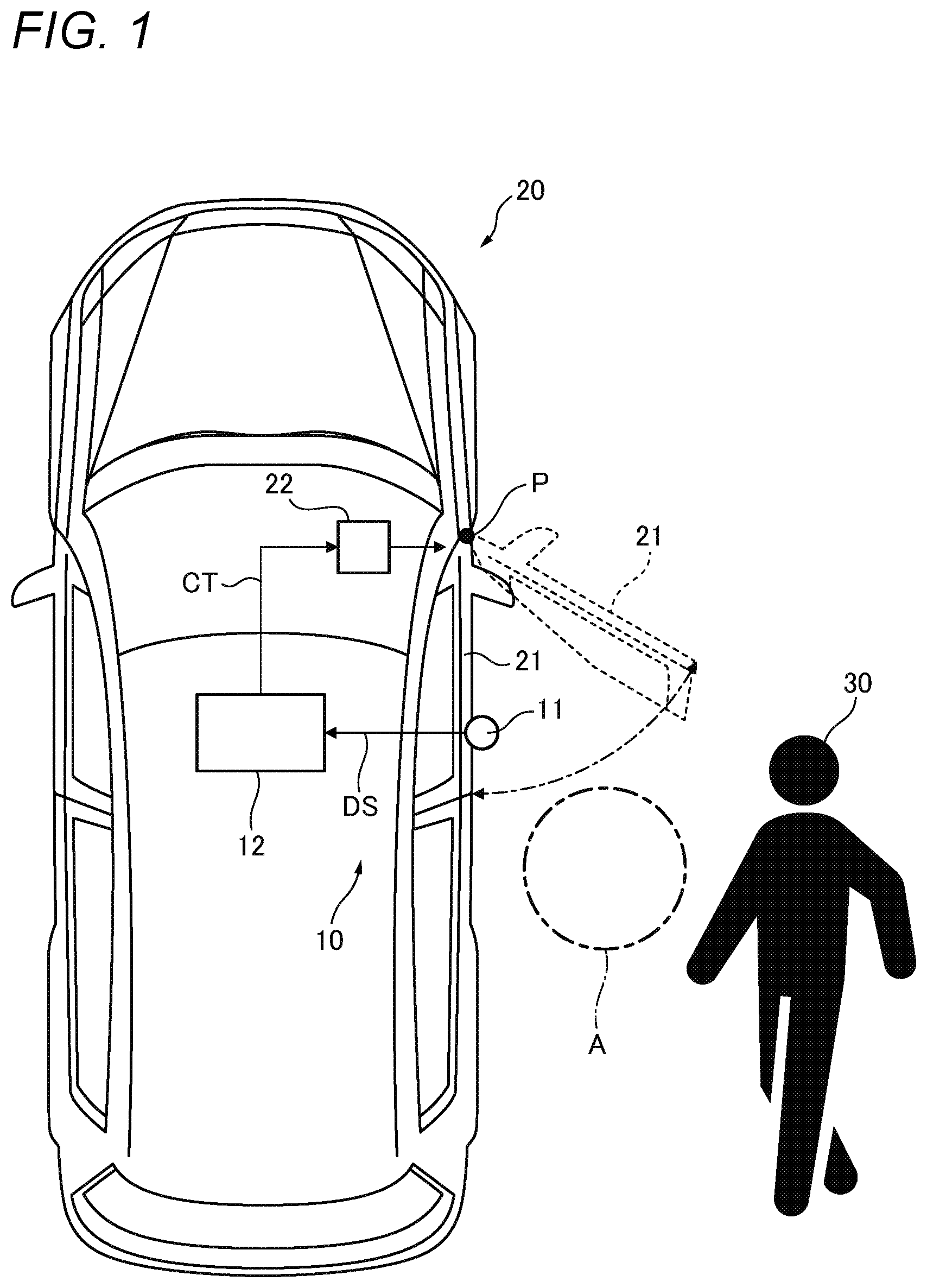 Patent US12326030 Figure 1 – Remote control system, control device, and non-transitory computer-readable medium
