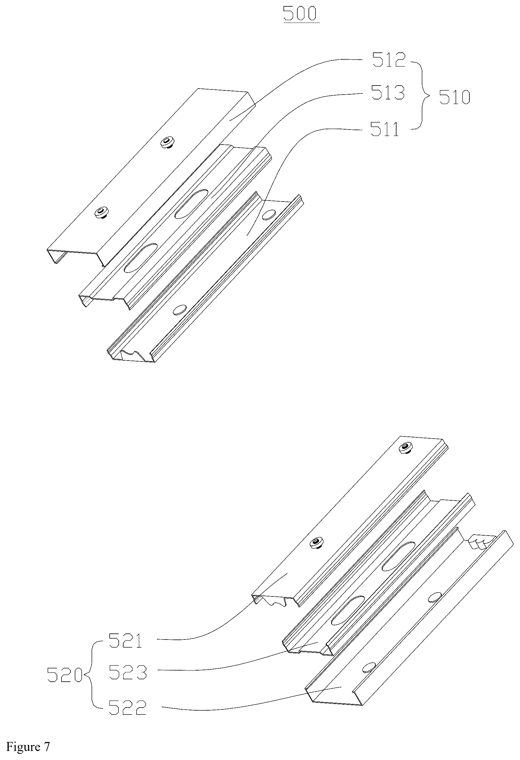 Patent US12326035 Figure 7 – Vehicle-mounted drawer safe box