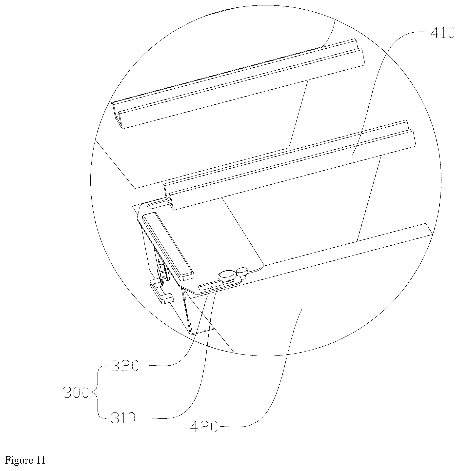 Patent US12326035 Figure 11 – Vehicle-mounted drawer safe box