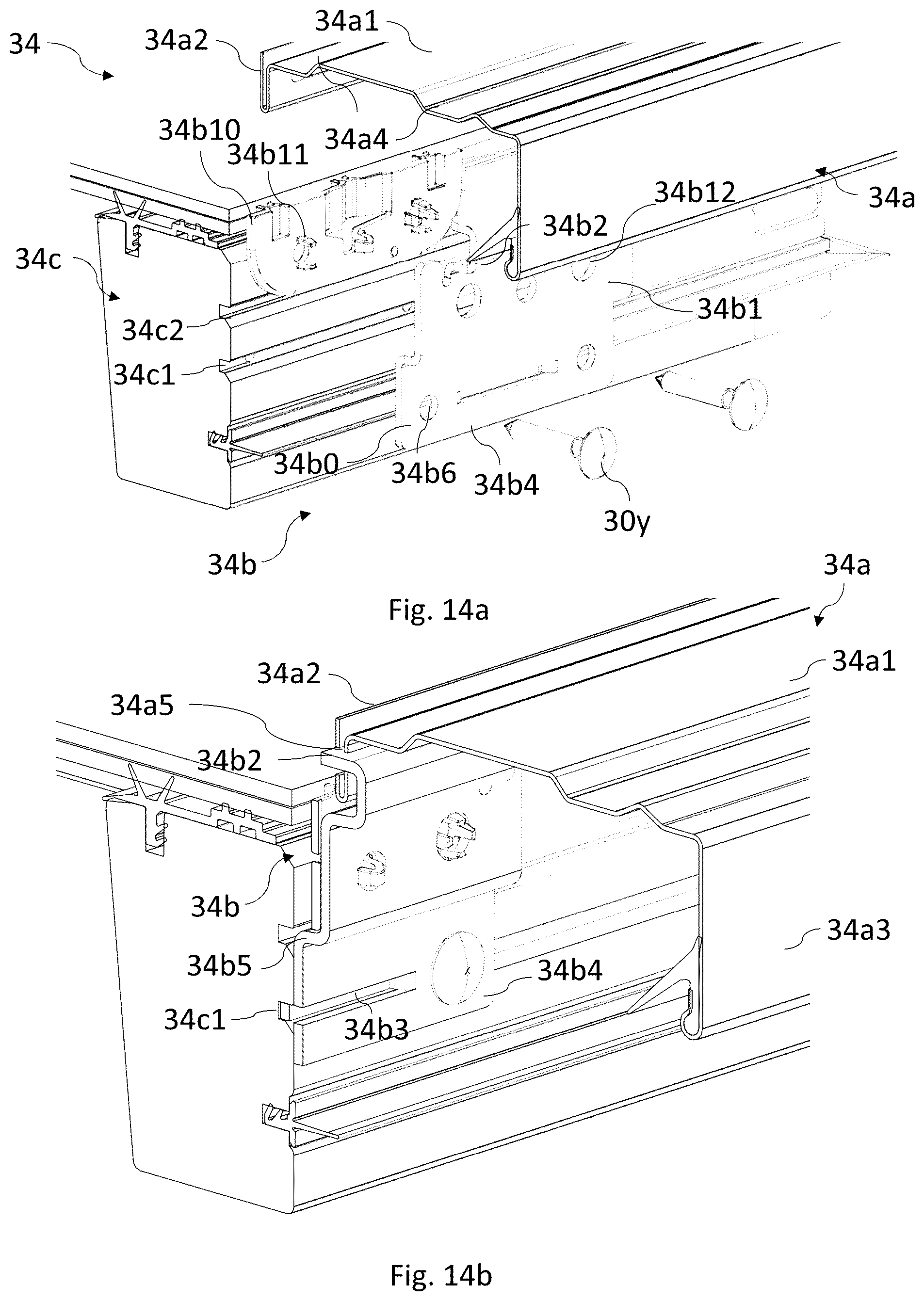 Patent US12326037 Figure 14 – Roof window comprising a frame with an interface unit