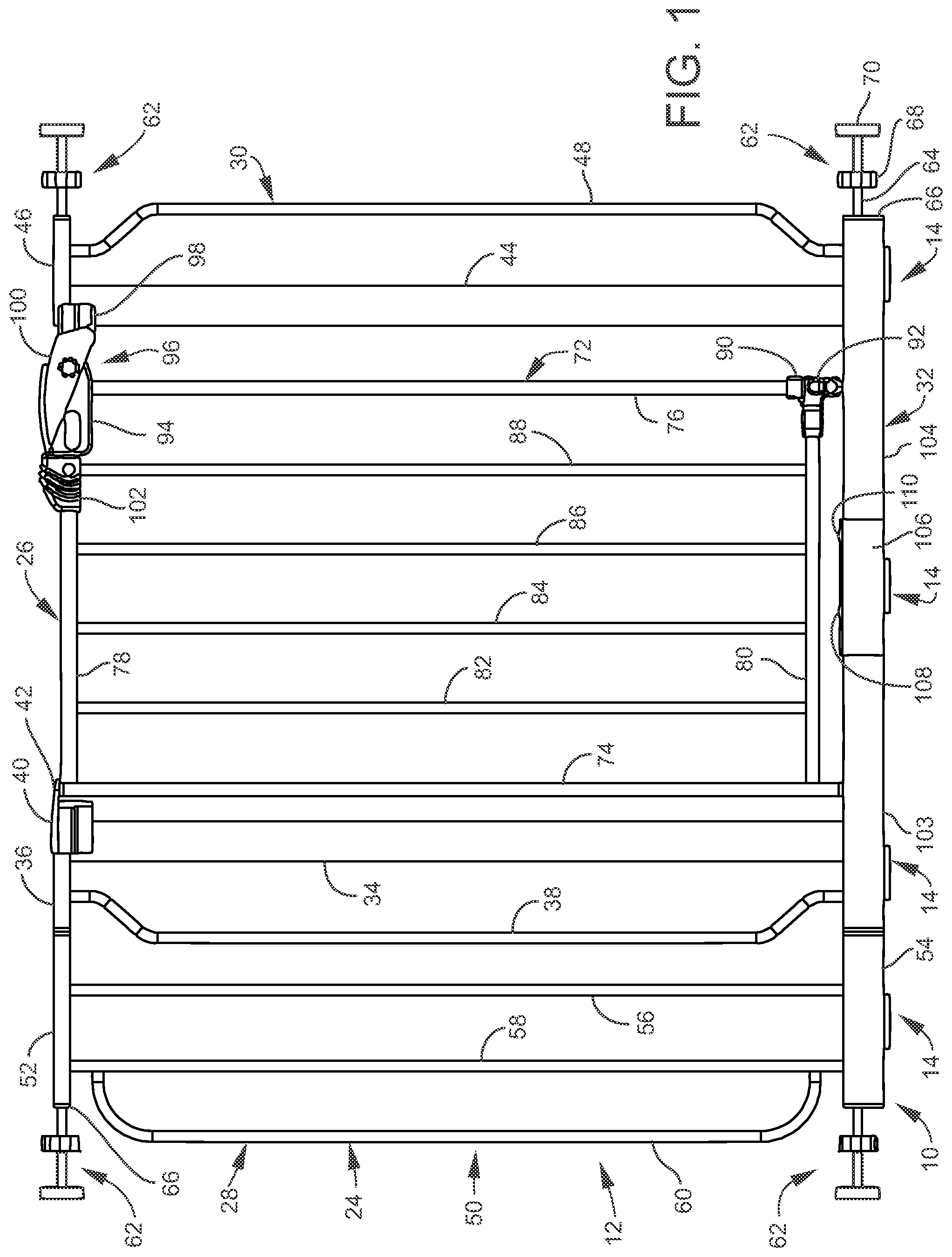 Patent US12326038 Figure 1 – Gated barrier with threshold isolator having compressible layer