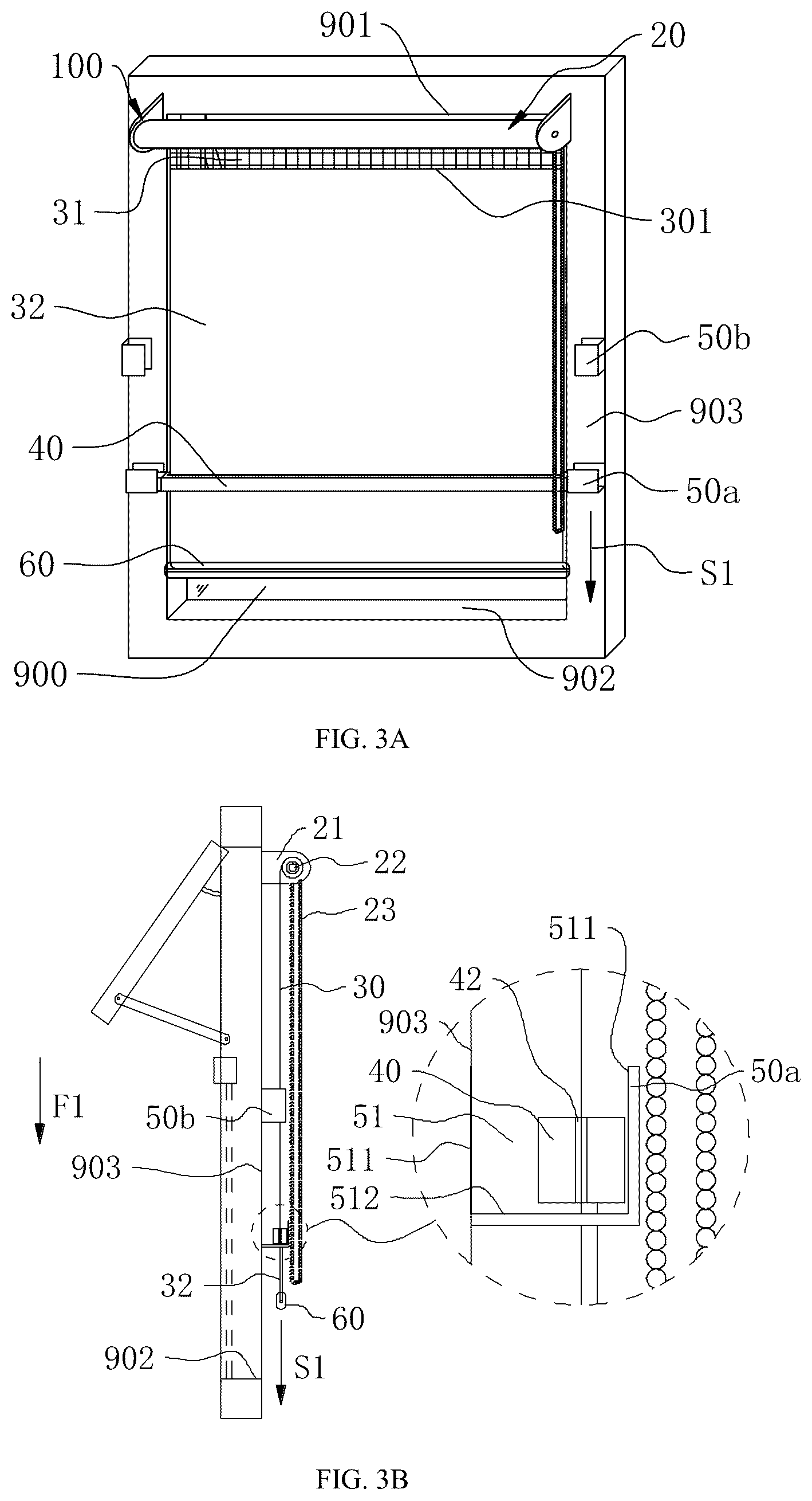 Patent US12326039 Figure 3 – Multi-mode up-down curtain