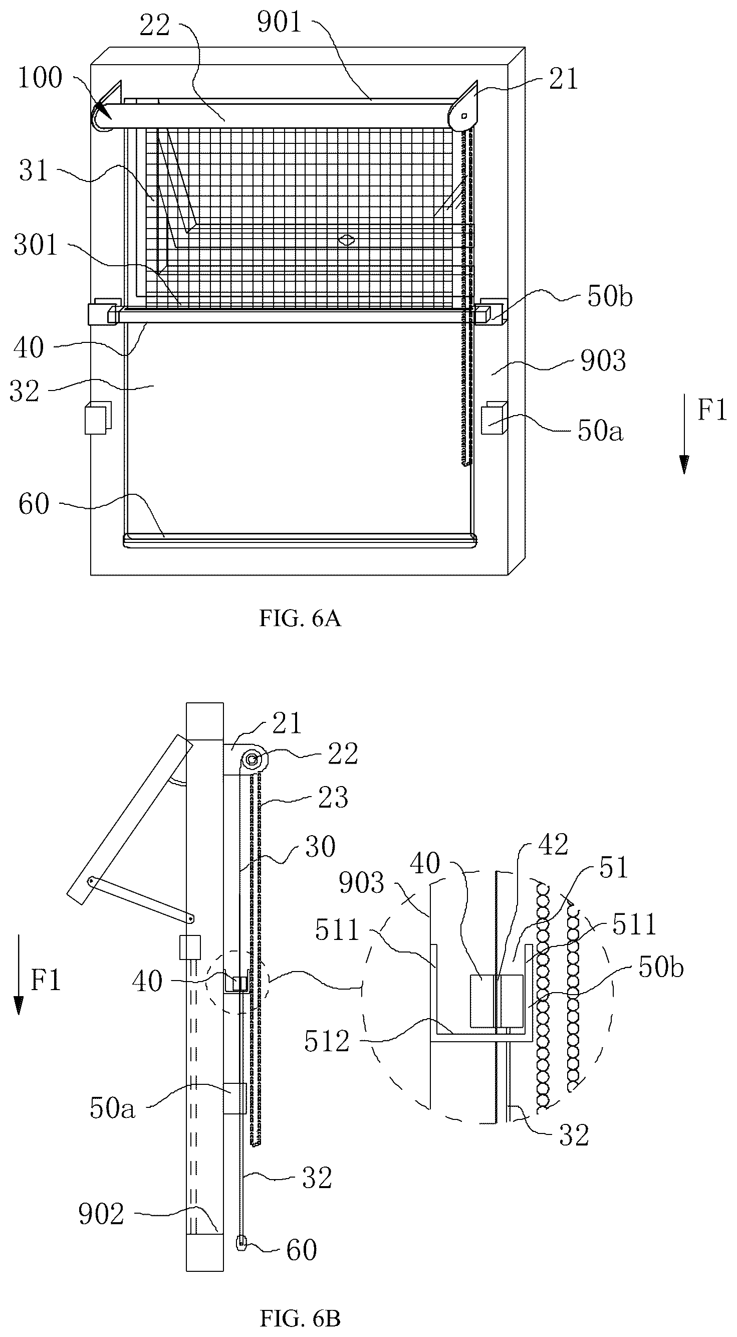 Patent US12326039 Figure 6 – Multi-mode up-down curtain