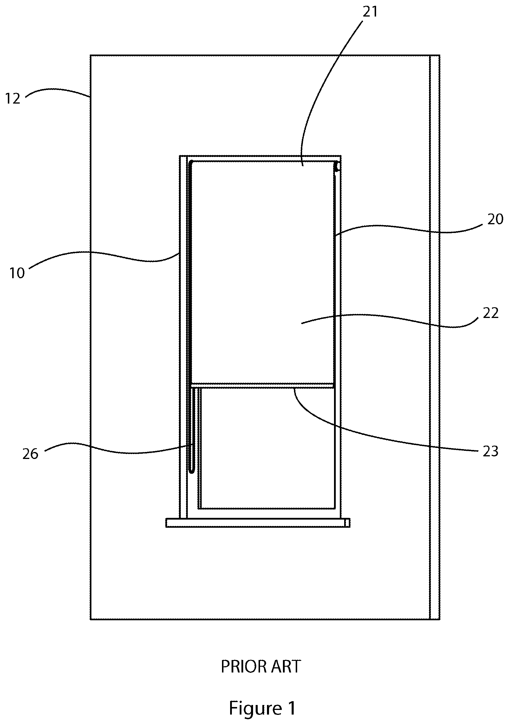 Patent US12326040 Figure 1 – Blockout blind system