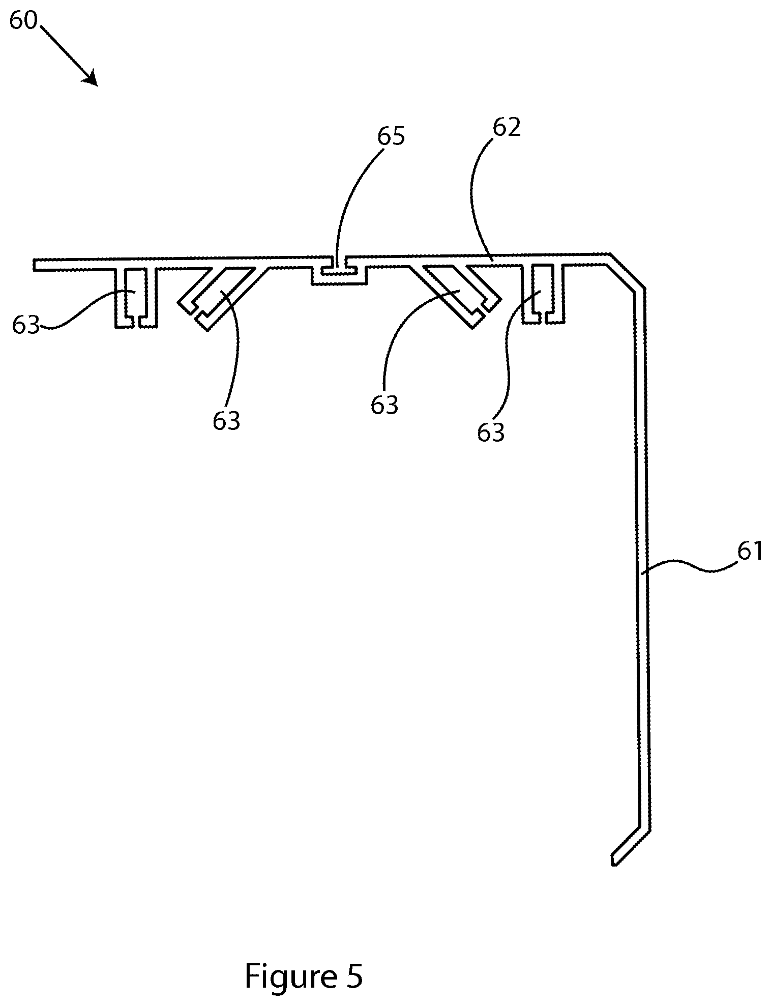 Patent US12326040 Figure 5 – Blockout blind system