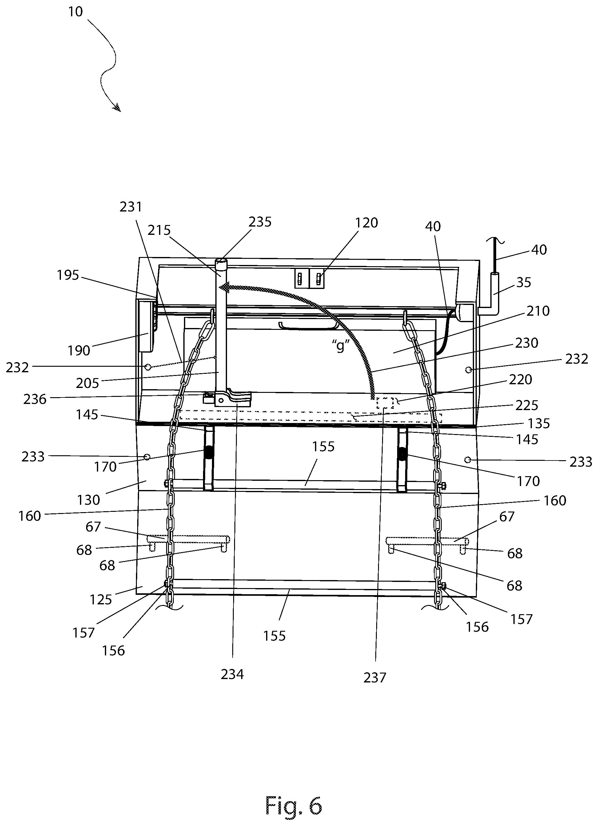 Patent US12326042 Figure 6 – Deployable safety ladder