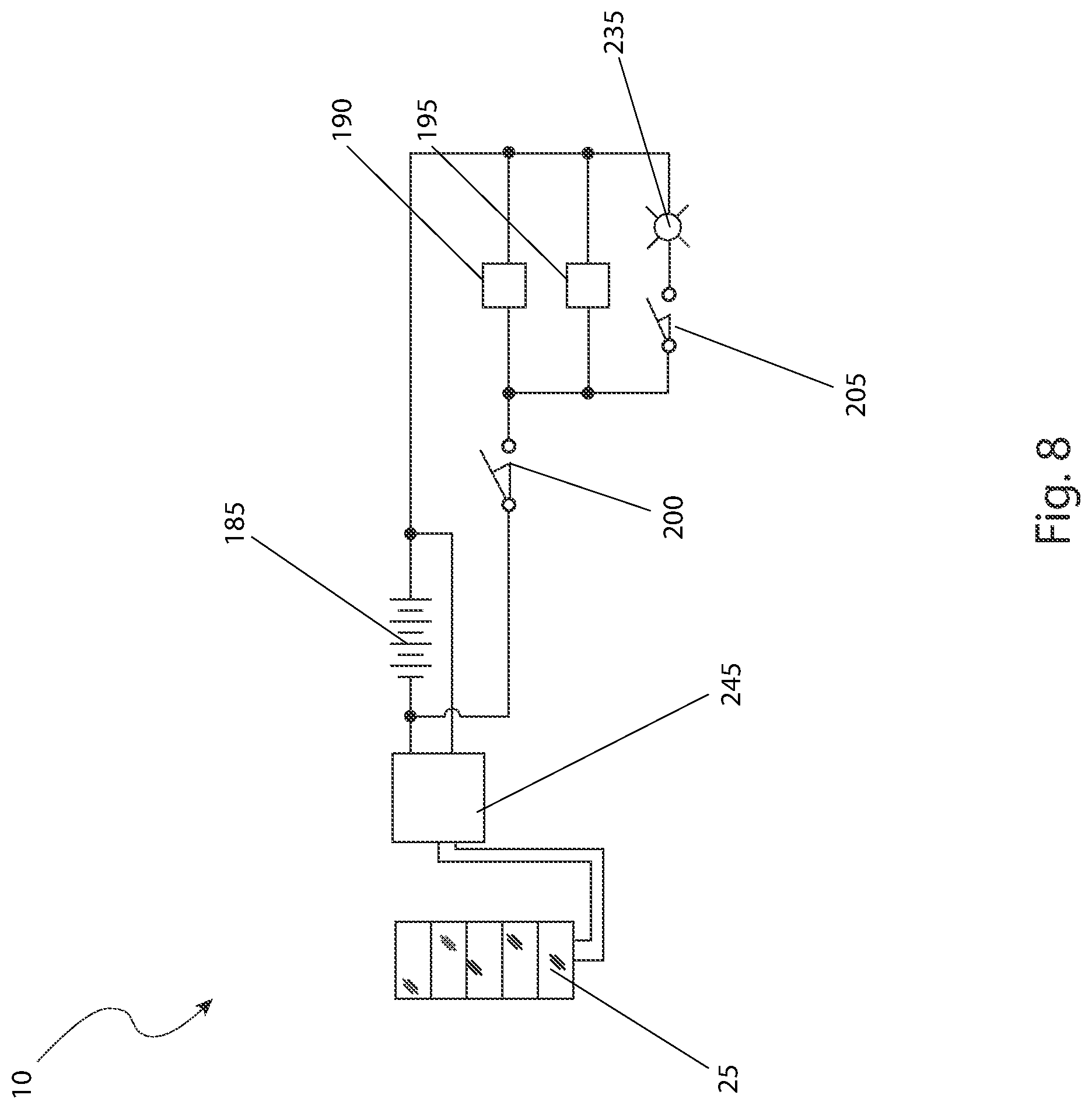 Patent US12326042 Figure 8 – Deployable safety ladder