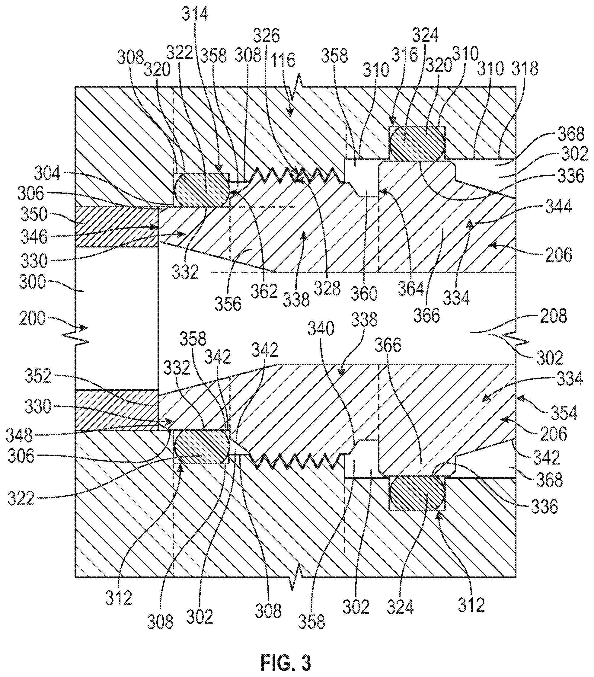 Patent US12326043 Figure 3 – Hydrolock nozzle