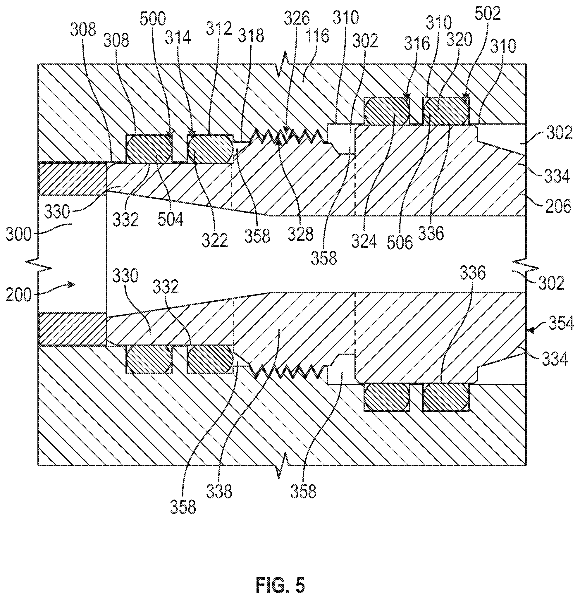 Patent US12326043 Figure 5 – Hydrolock nozzle