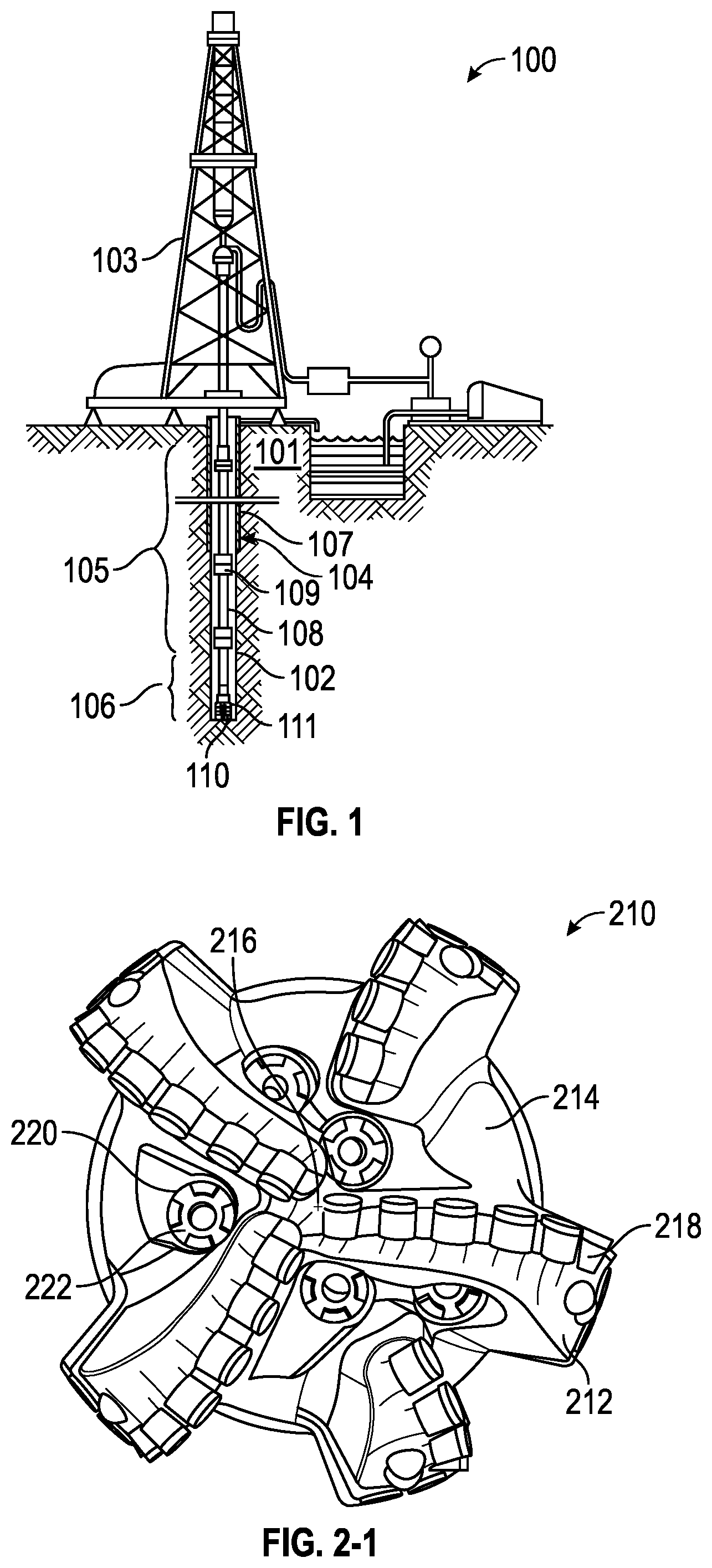Patent US12326044 Figure 1 – Erosion resistant insert for drill bits