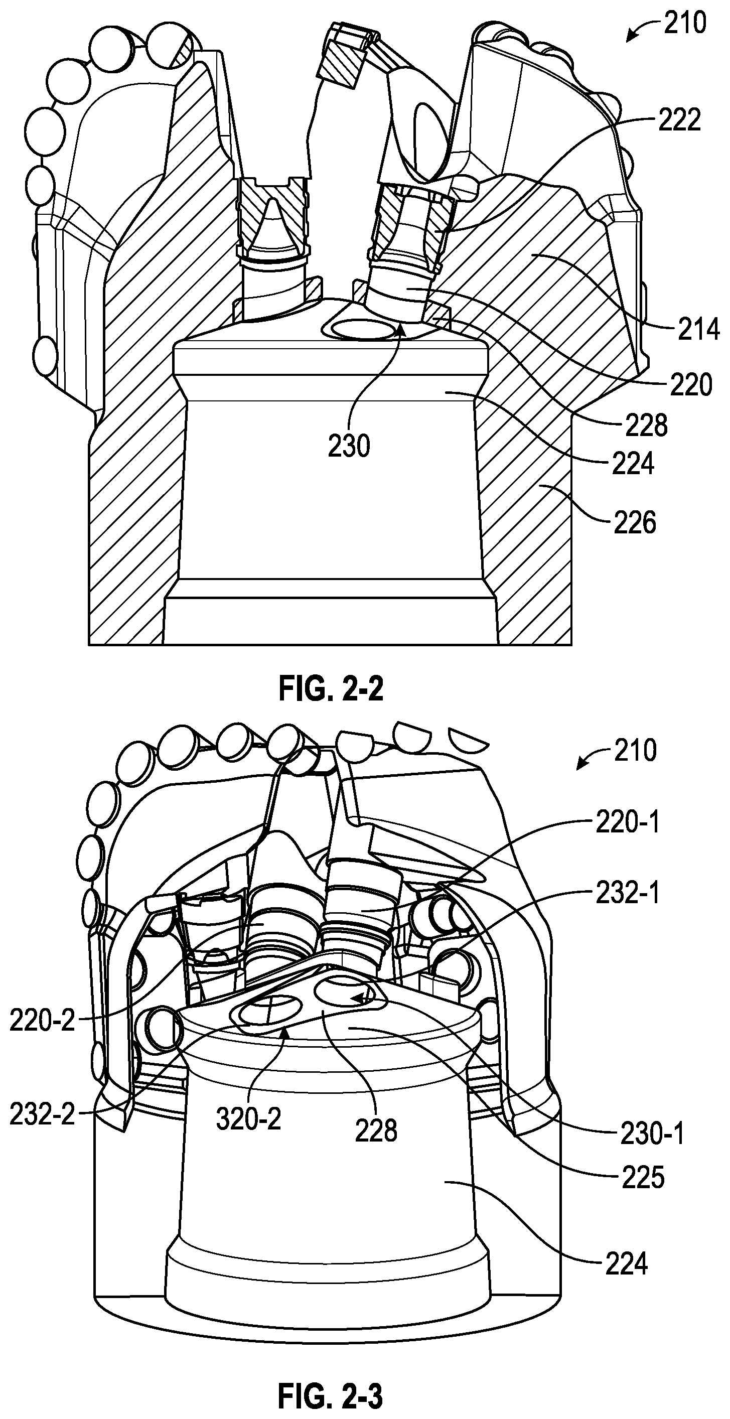 Patent US12326044 Figure 2 – Erosion resistant insert for drill bits