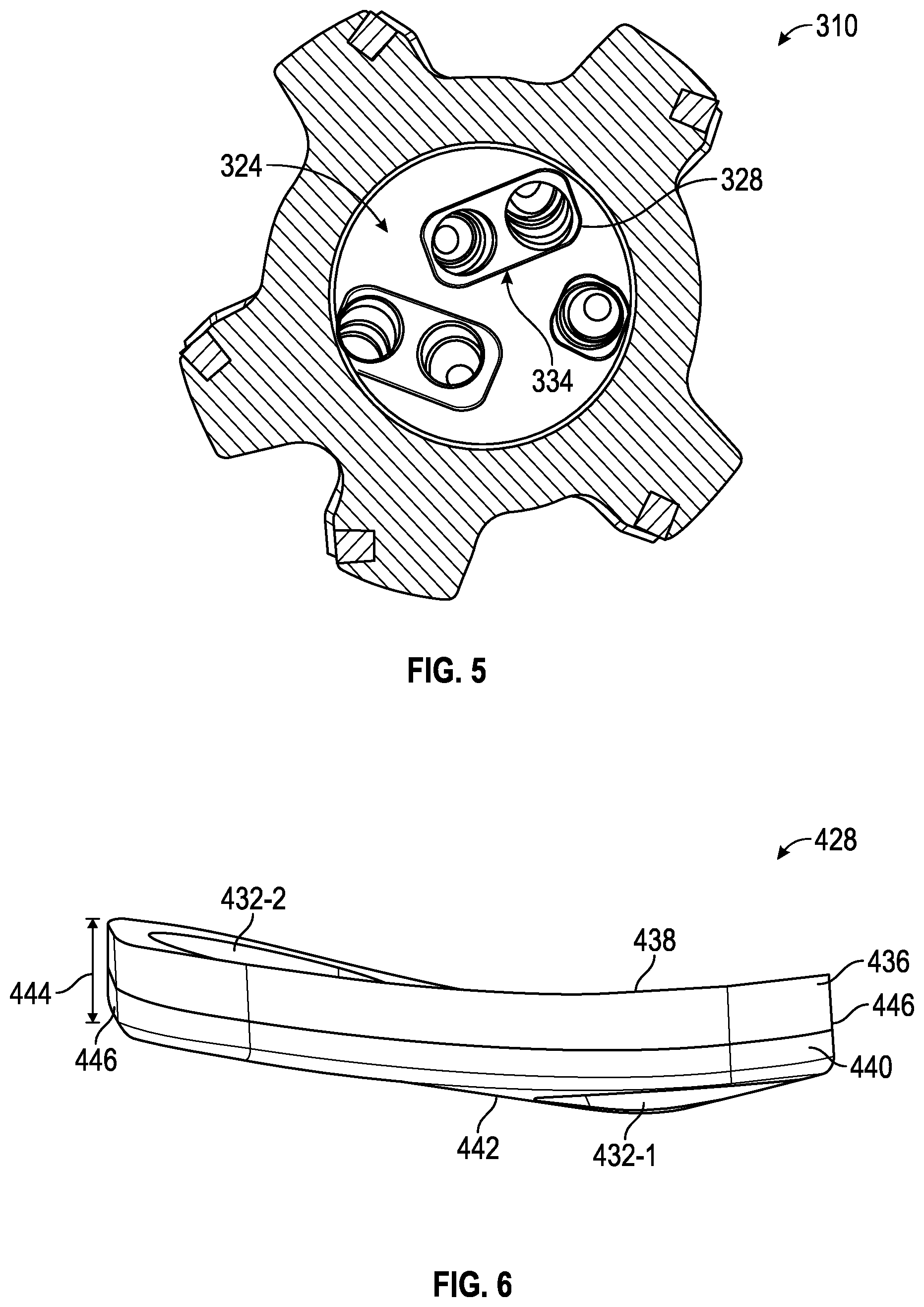 Patent US12326044 Figure 4 – Erosion resistant insert for drill bits