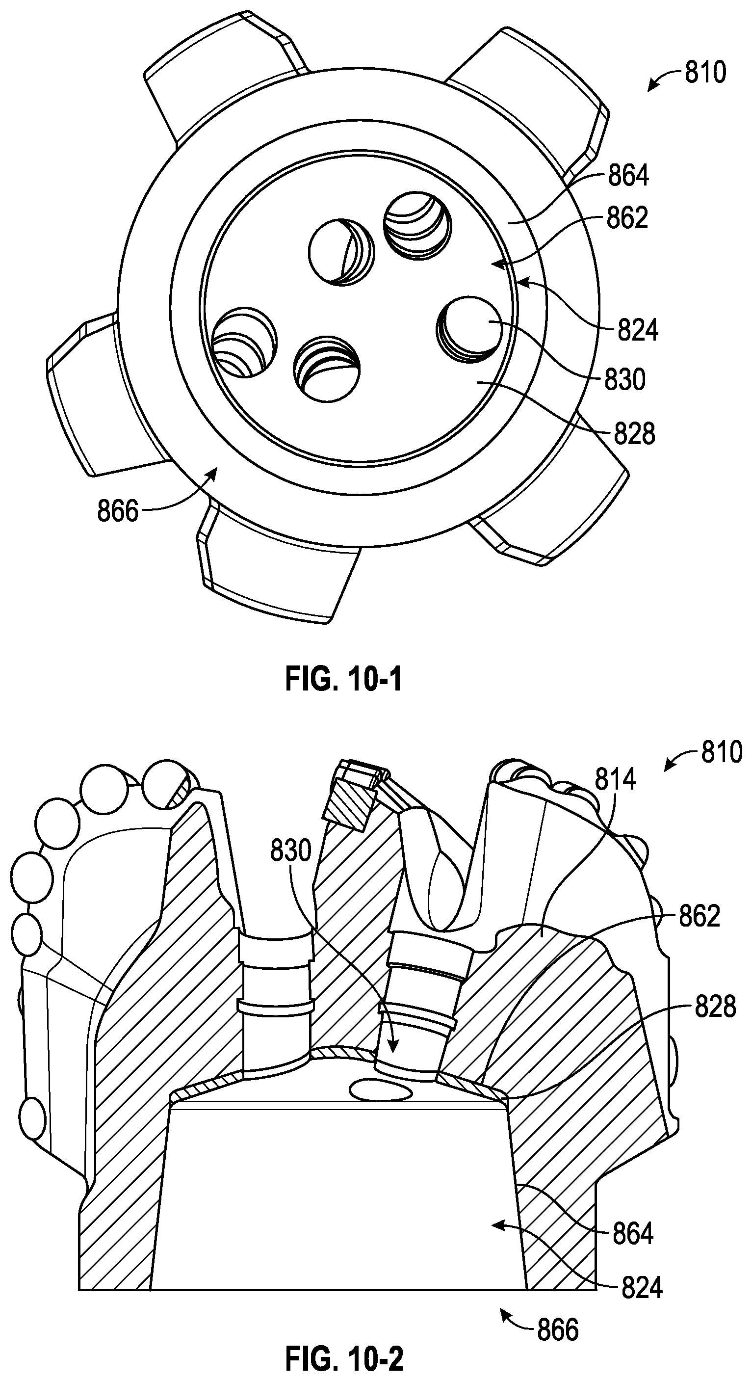 Patent US12326044 Figure 7 – Erosion resistant insert for drill bits