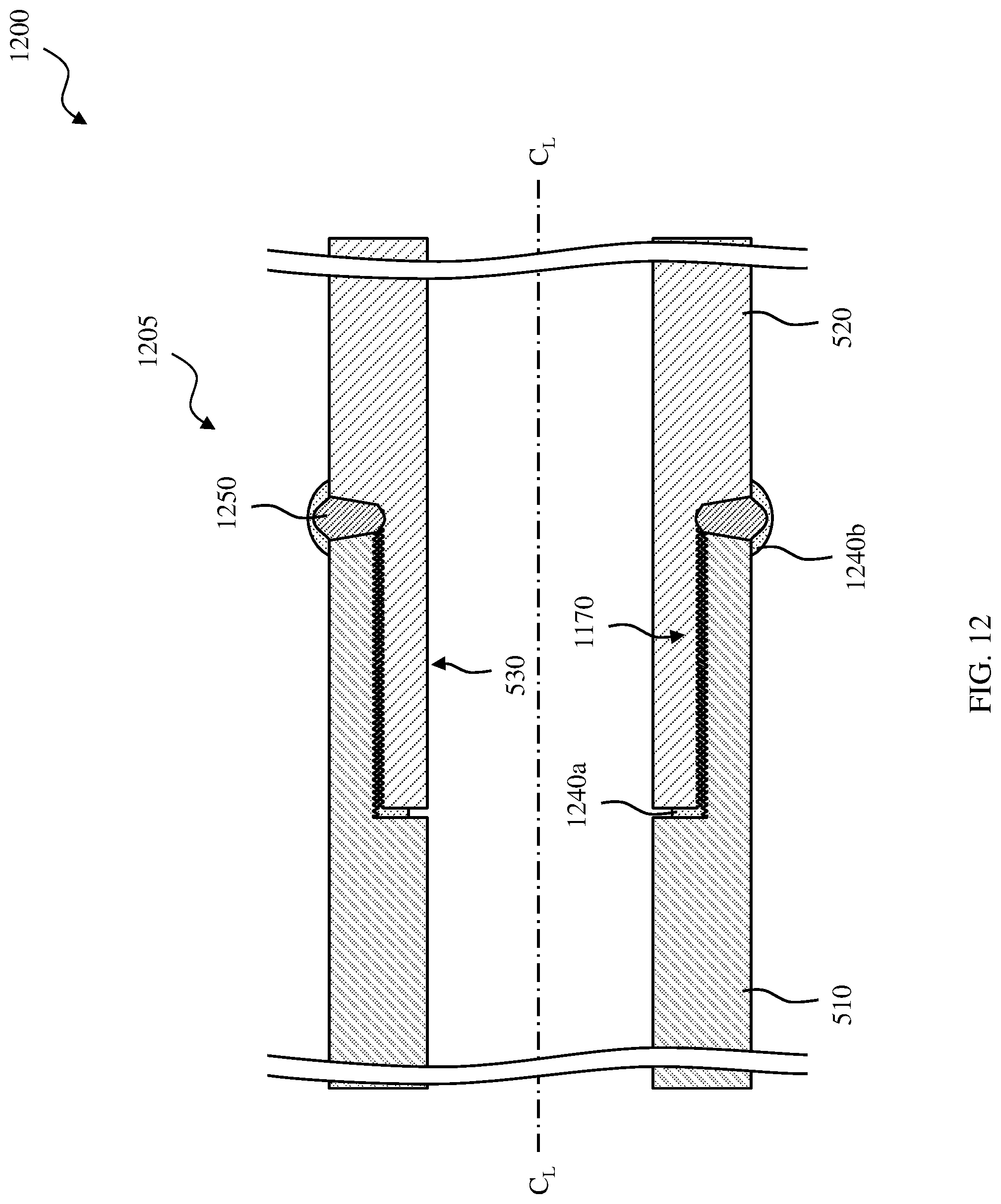 Patent US12326046 Figure 14 – Downhole tool with crack compliant seal and high yield strength weld positioned at a joint thereof